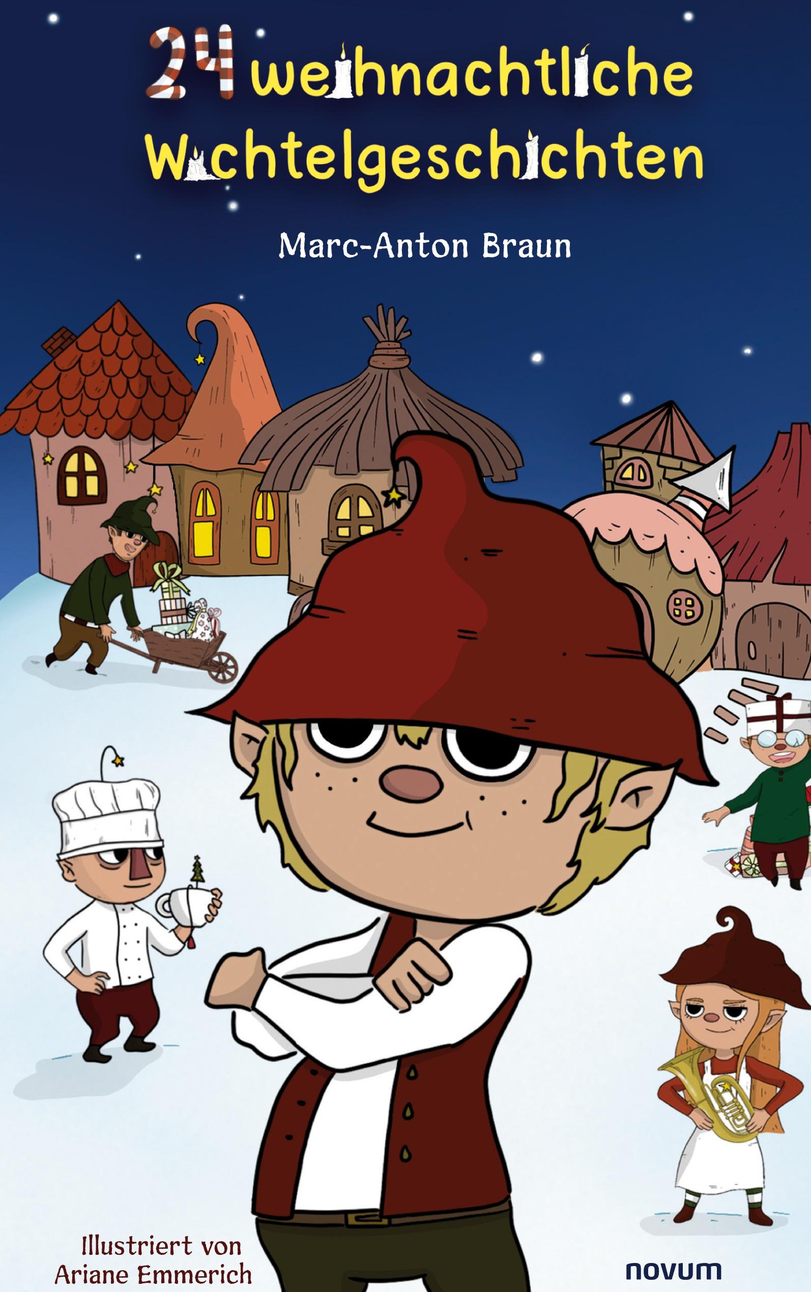 Vorderes Coverbild 24 weihnachtliche Wichtelgeschichten