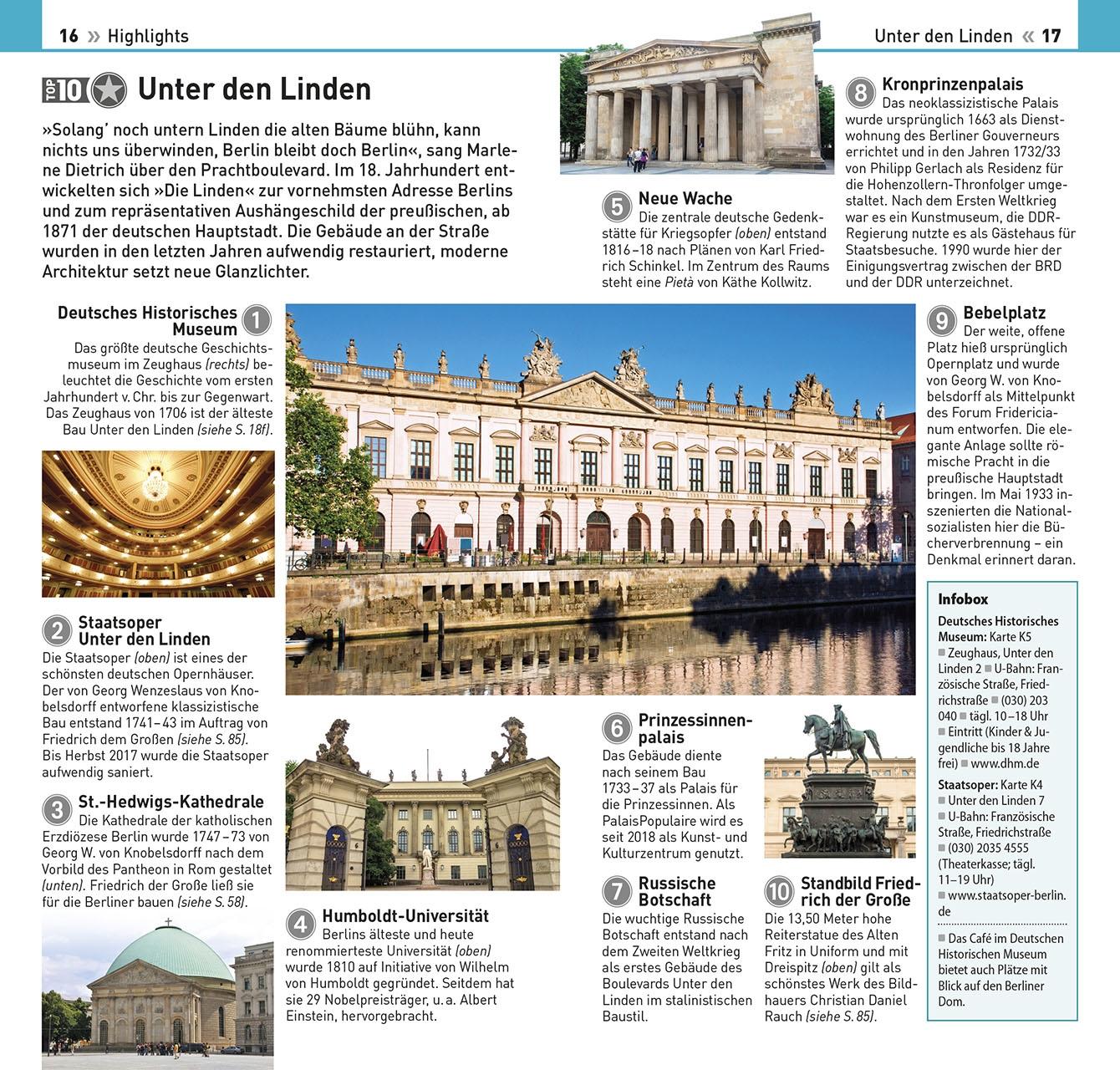 Beispielinhalt (Bild) TOP10 Reiseführer Berlin