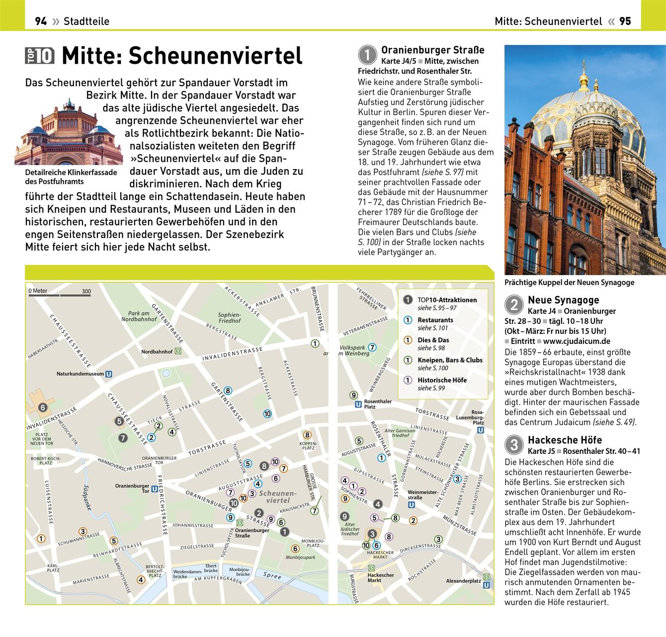 Beispielinhalt (Bild) TOP10 Reiseführer Berlin