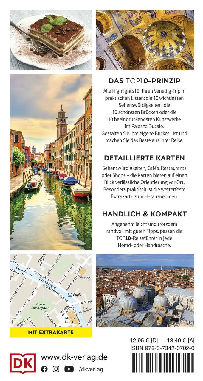 Rückseitencover TOP10 Reiseführer Venedig