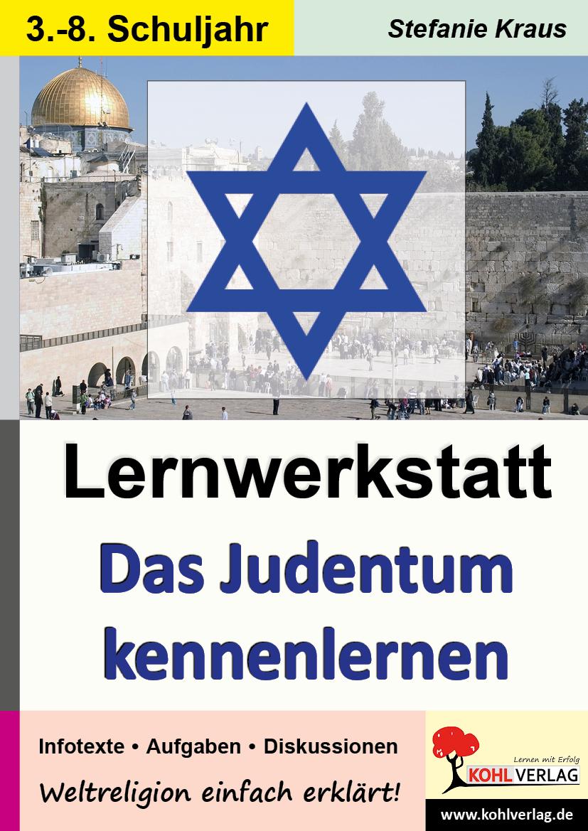 Vorderes Coverbild Lernwerkstatt Das Judentum kennenlernen