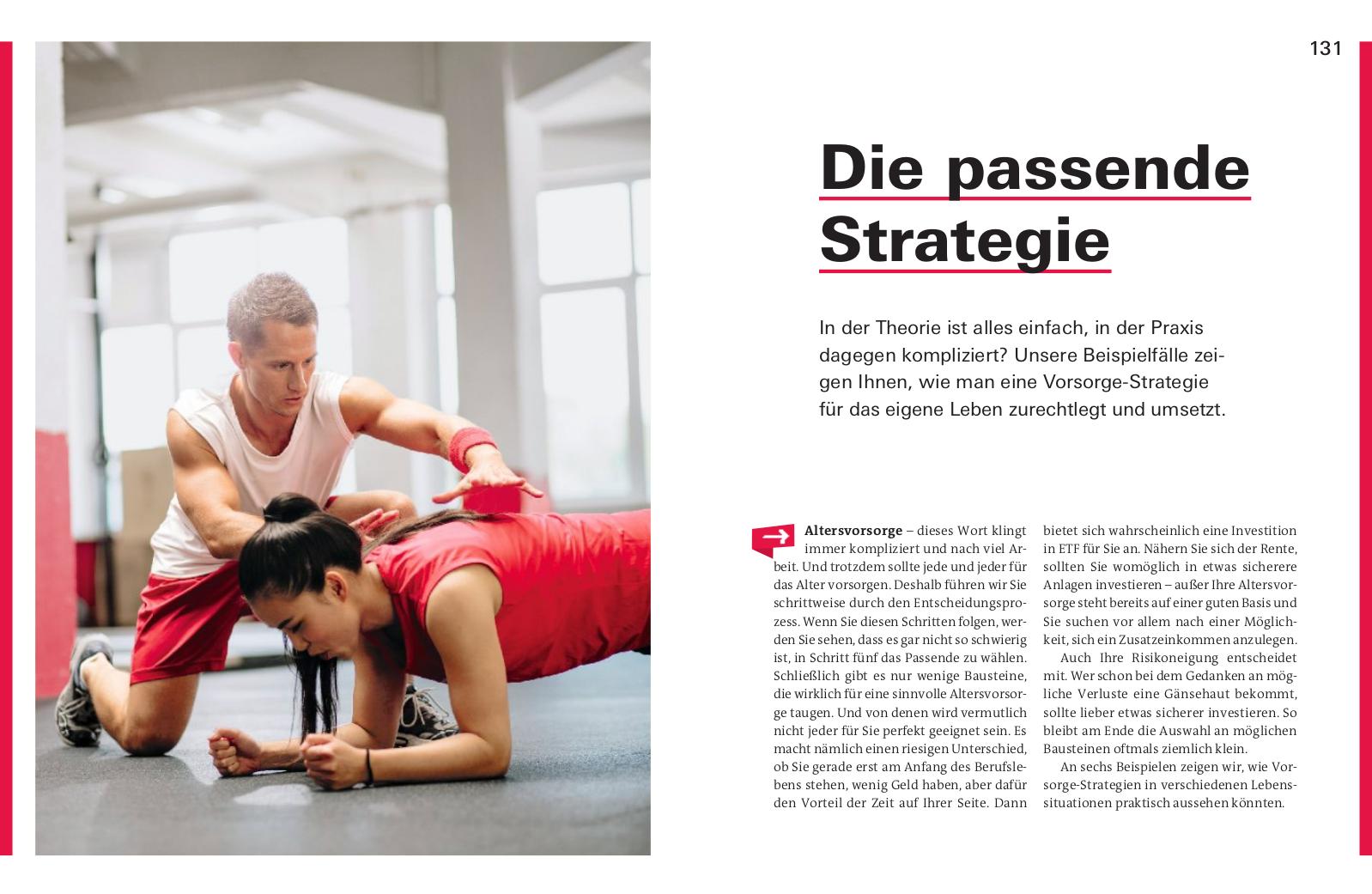 Beispielinhalt (Bild) Altersvorsorge für Angestellte