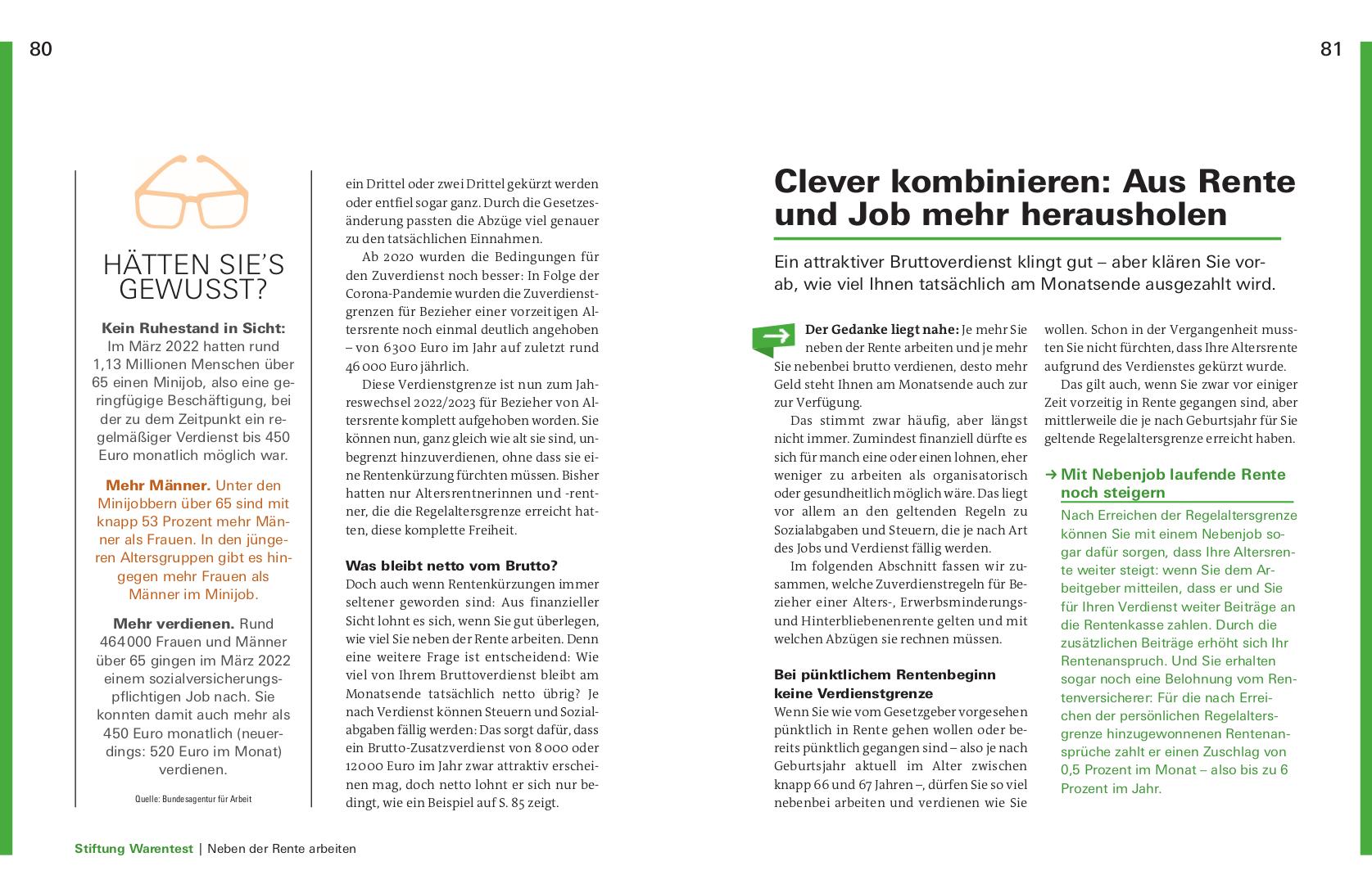 Beispielinhalt (Bild) Finanzplaner 60+