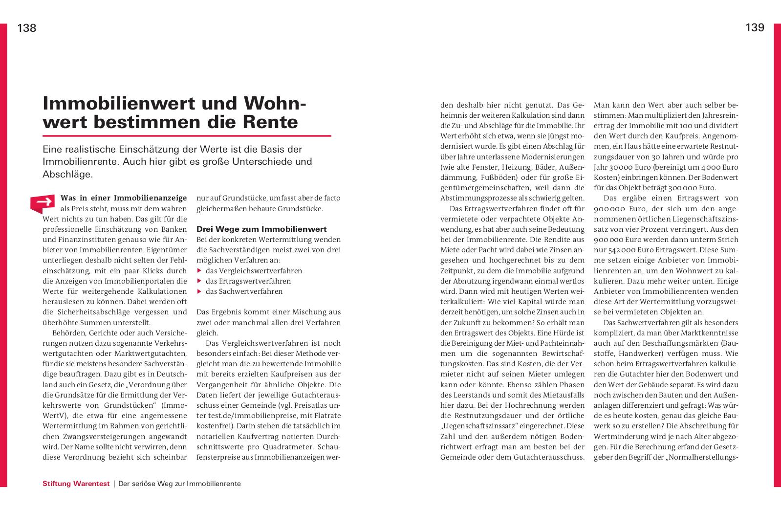 Beispielinhalt (Bild) Meine Zusatzrente