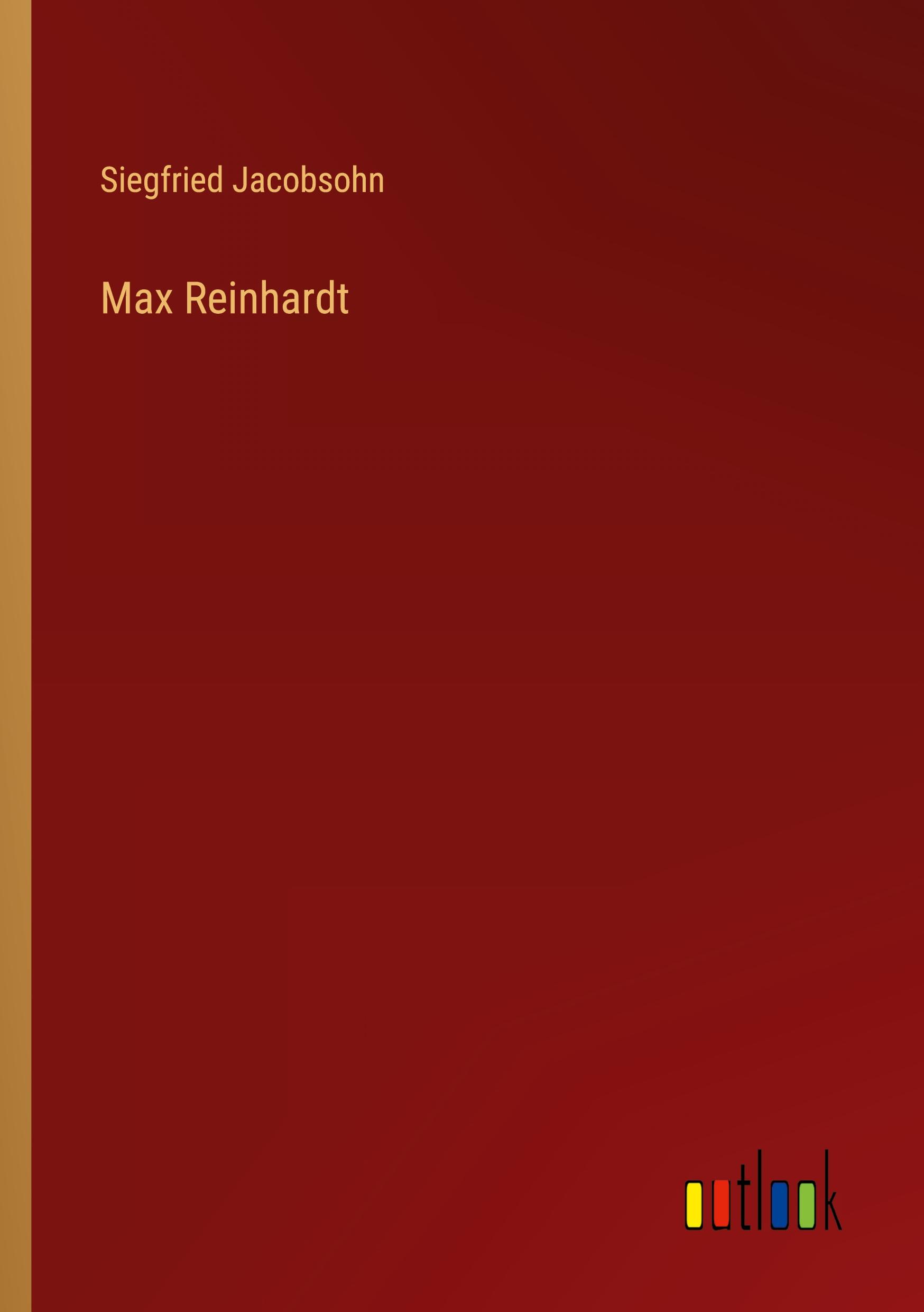 Vorderes Coverbild Max Reinhardt