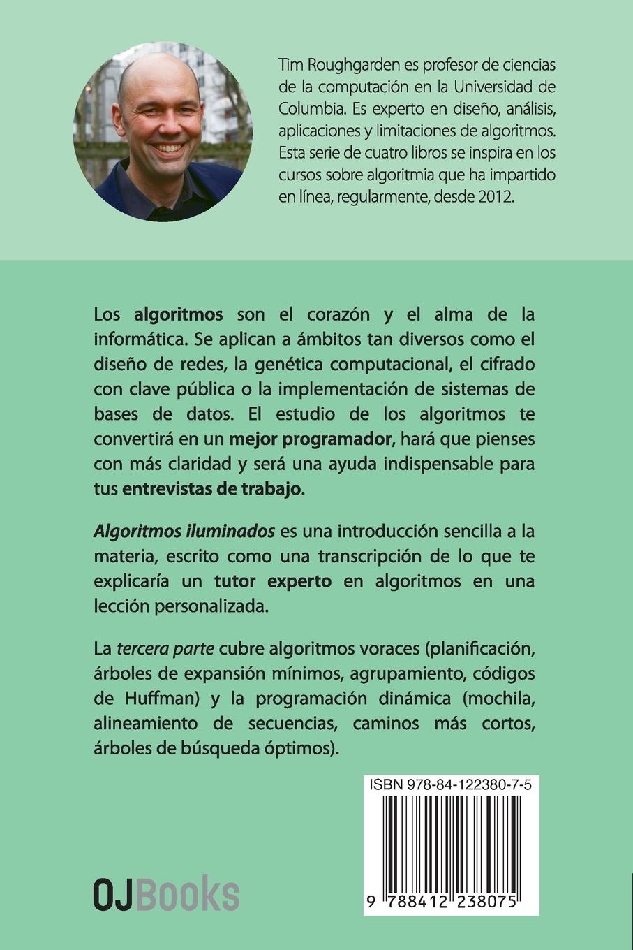 Rückseitencover Algoritmos iluminados (Tercera parte)