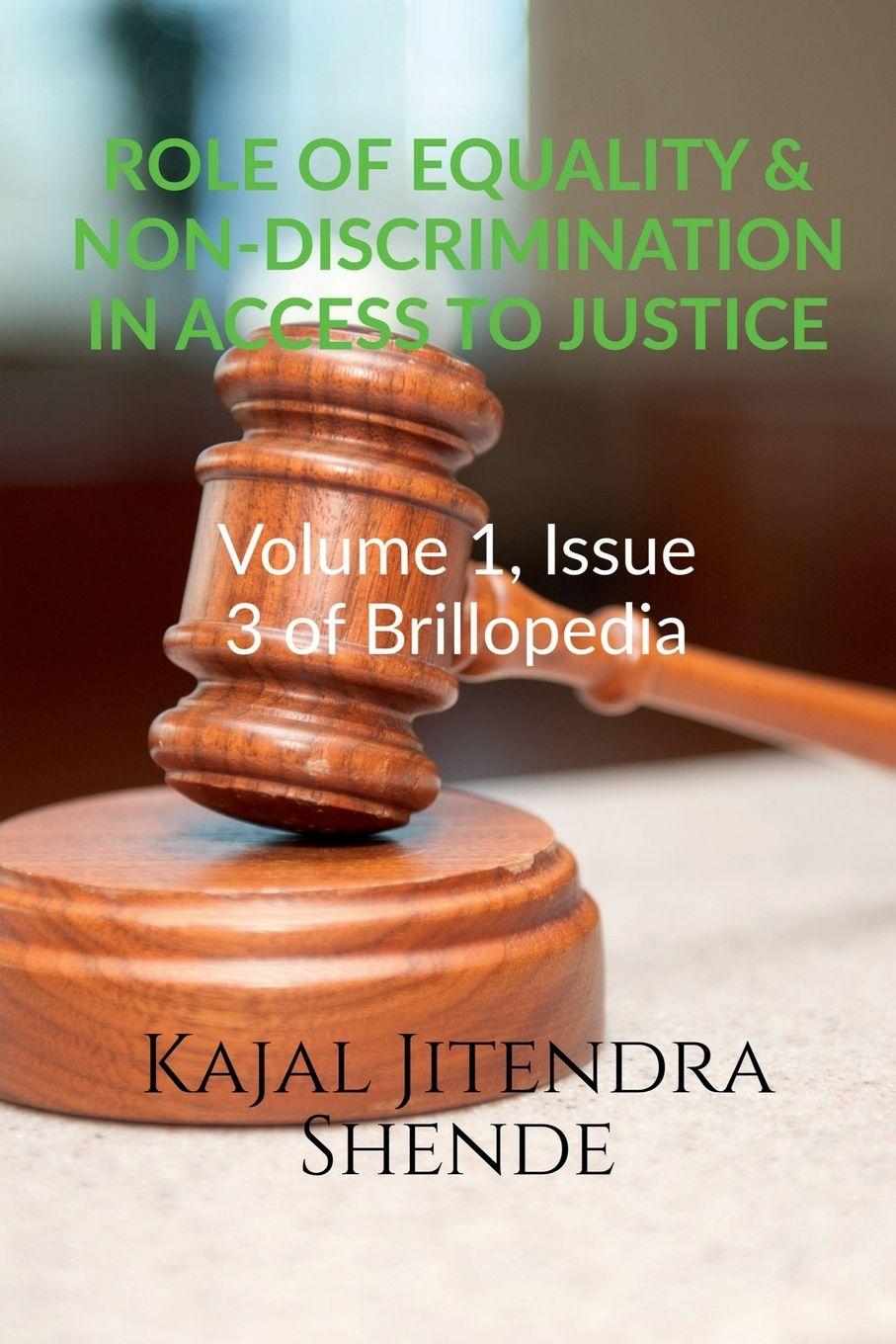 Vorderes Coverbild ROLE OF EQUALITY & NON-DISCRIMINATION IN ACCESS TO JUSTICE