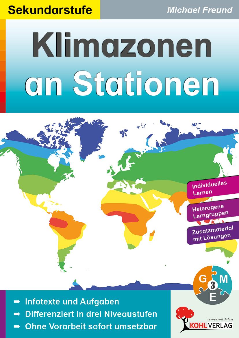 Vorderes Coverbild Klimazonen an Stationen