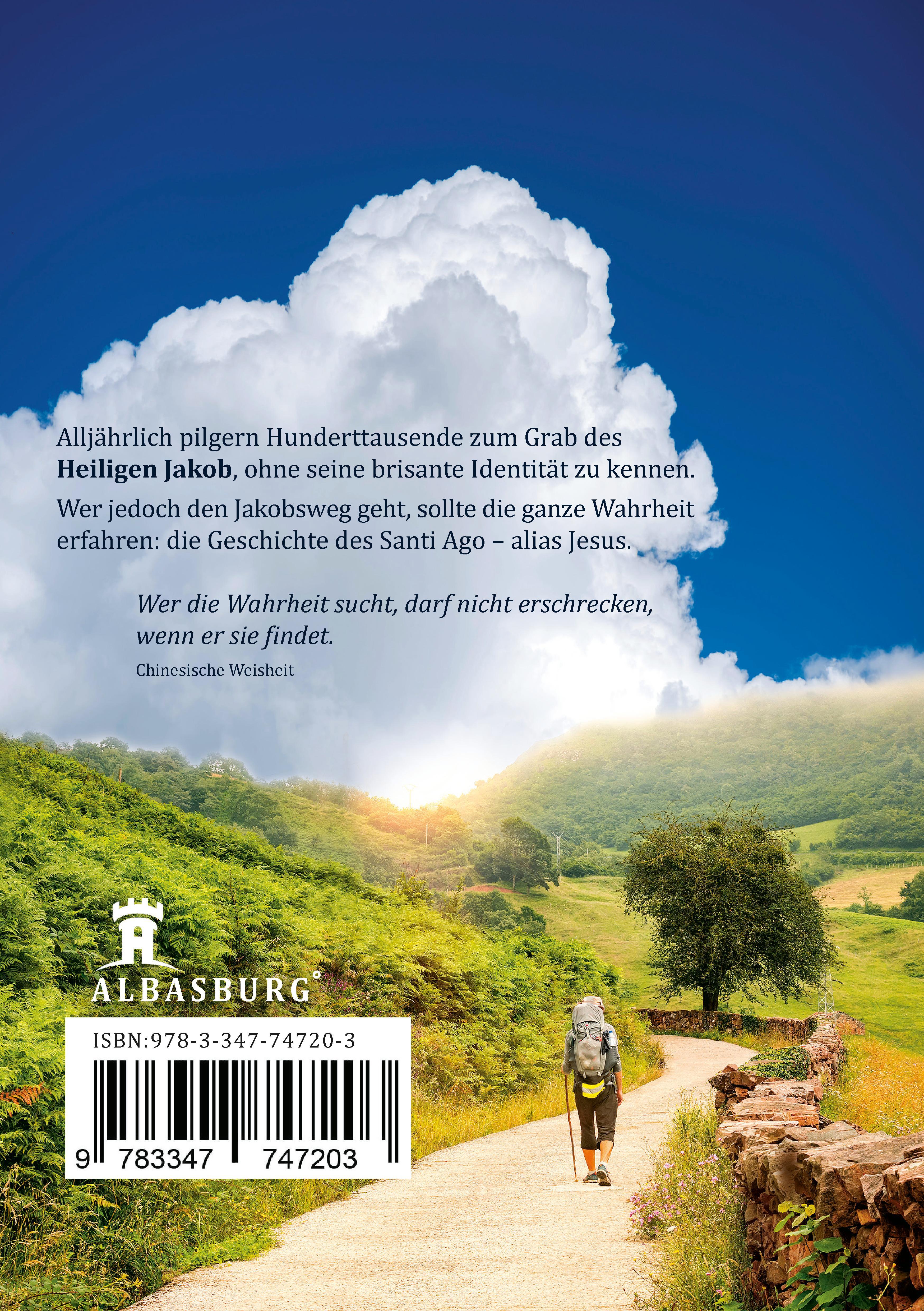 Rückseitencover DER JAKOBSWEG - Das Geheimnis des Santiago