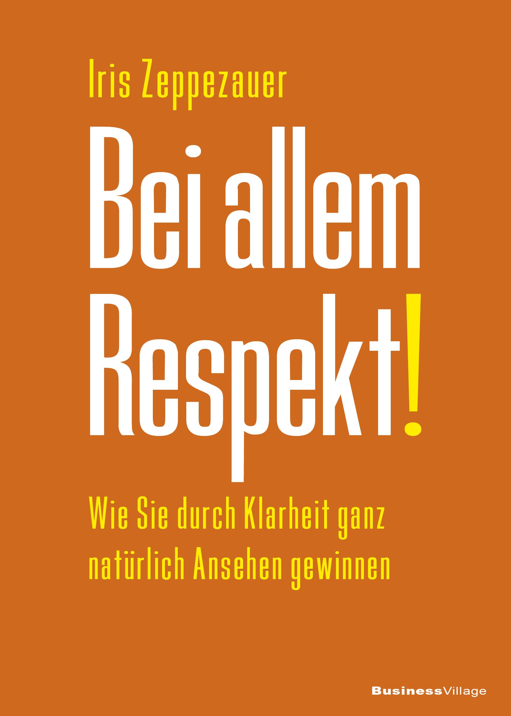 Vorderes Coverbild Bei allem Respekt!