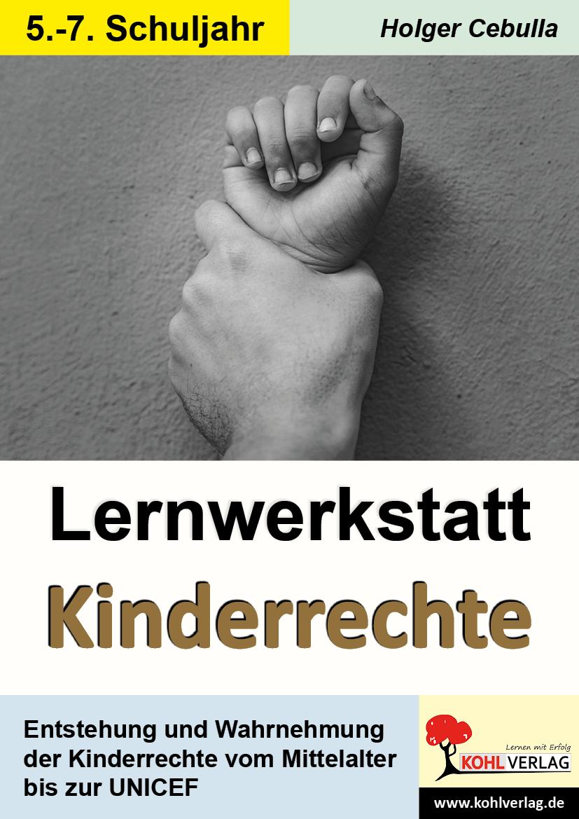 Vorderes Coverbild Lernwerkstatt Kinderrechte
