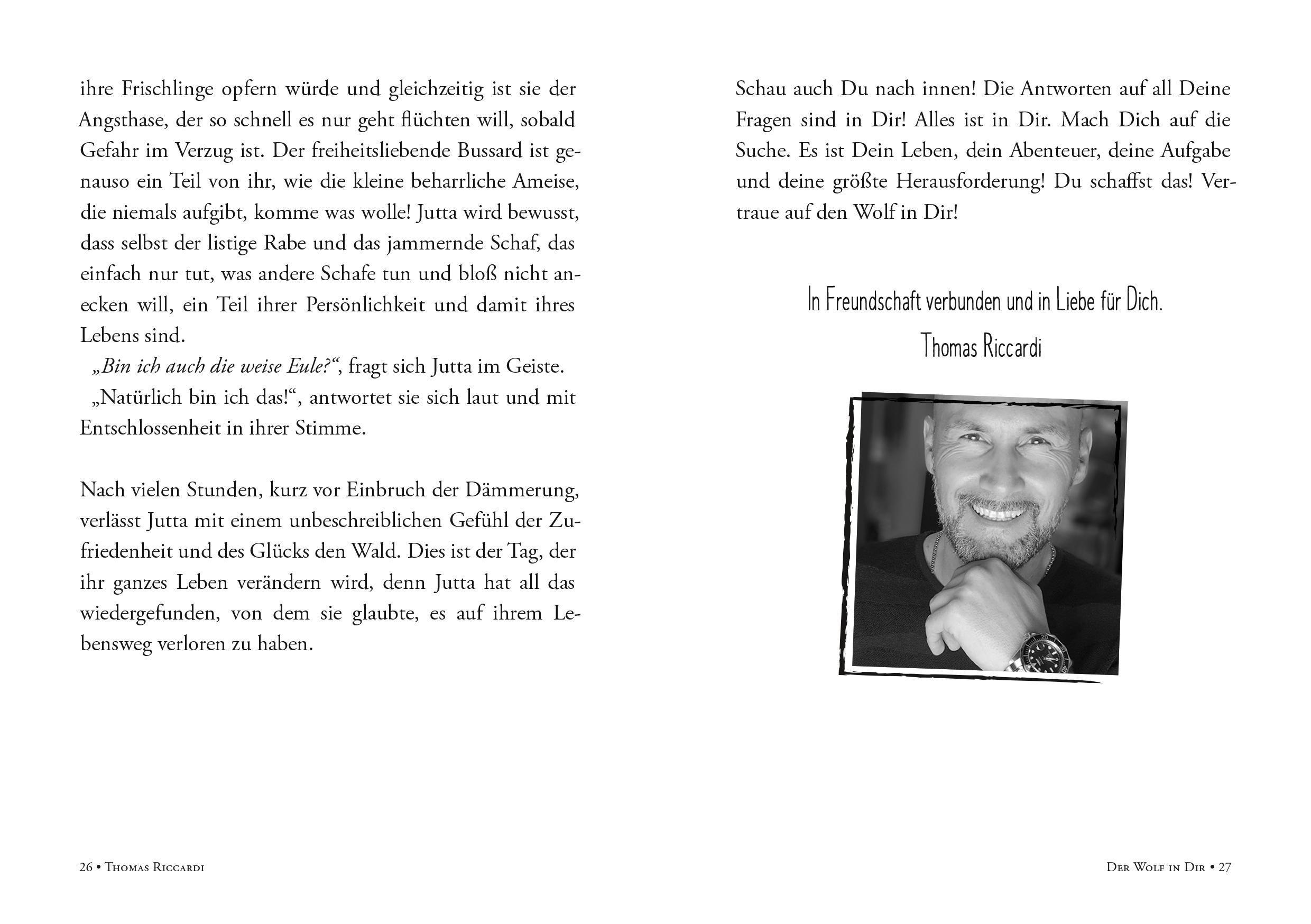 Beispielinhalt (Bild) Der Wolf in Dir