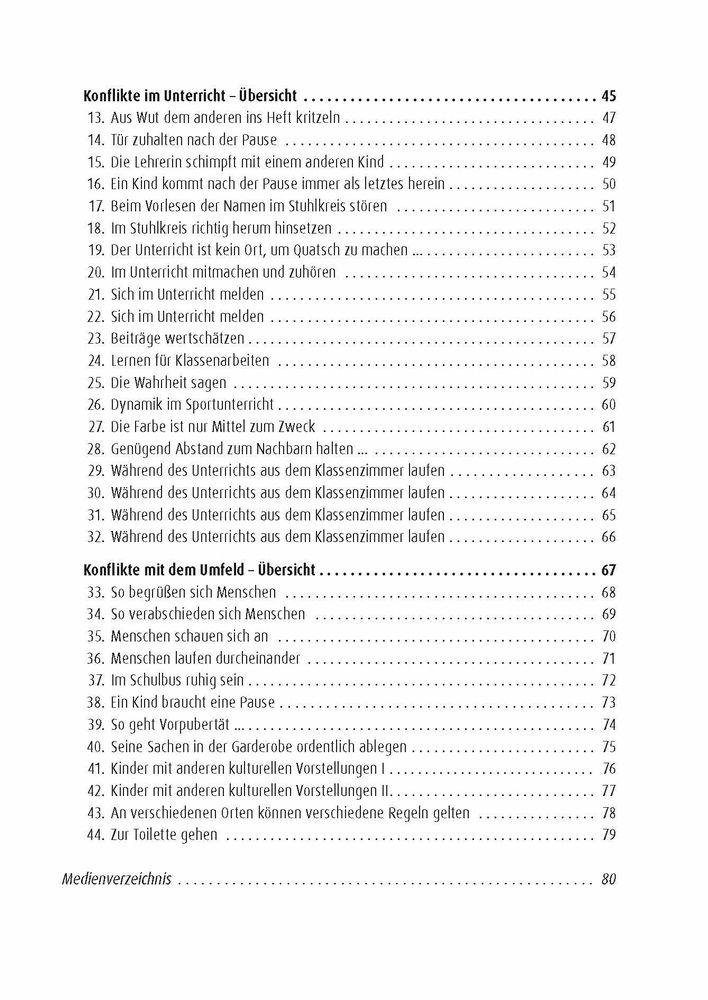 Beispielinhalt (Bild) Konflikte lösen mit Social Stories