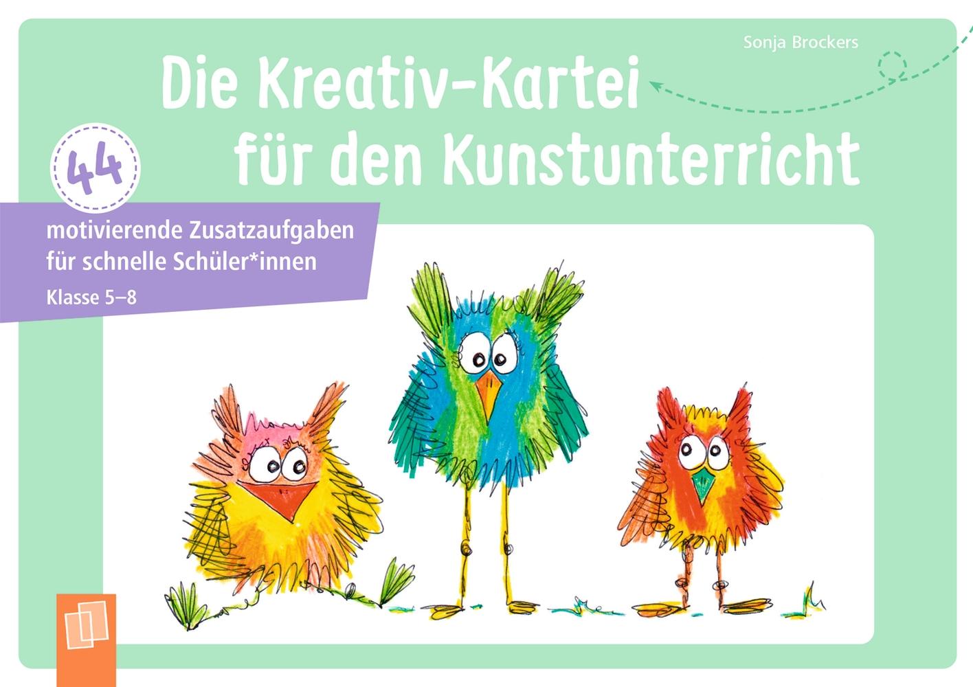 Vorderes Coverbild Die Kreativ-Kartei für den Kunstunterricht
