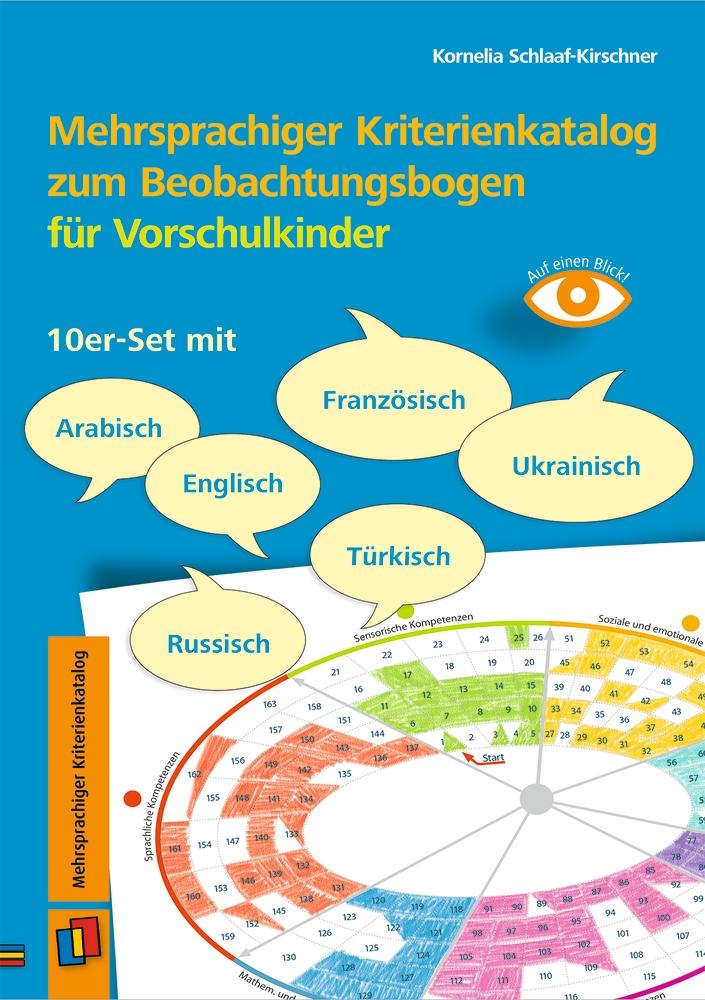 Vorderes Coverbild Mehrsprachiger Kriterienkatalog zum Beobachtungsbogen für Vorschulkinder