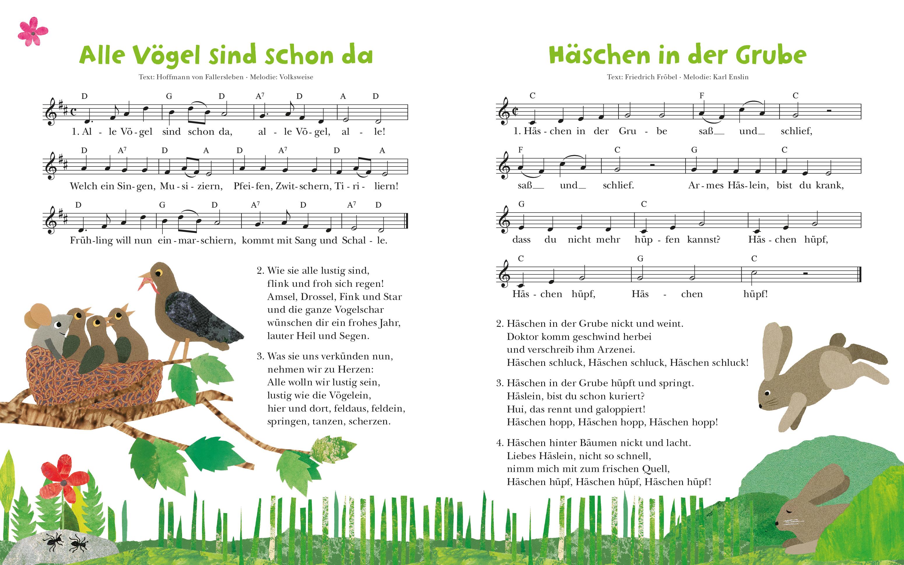 Beispielinhalt (Bild) Frederick und seine Freunde - Mein erstes Liederbuch