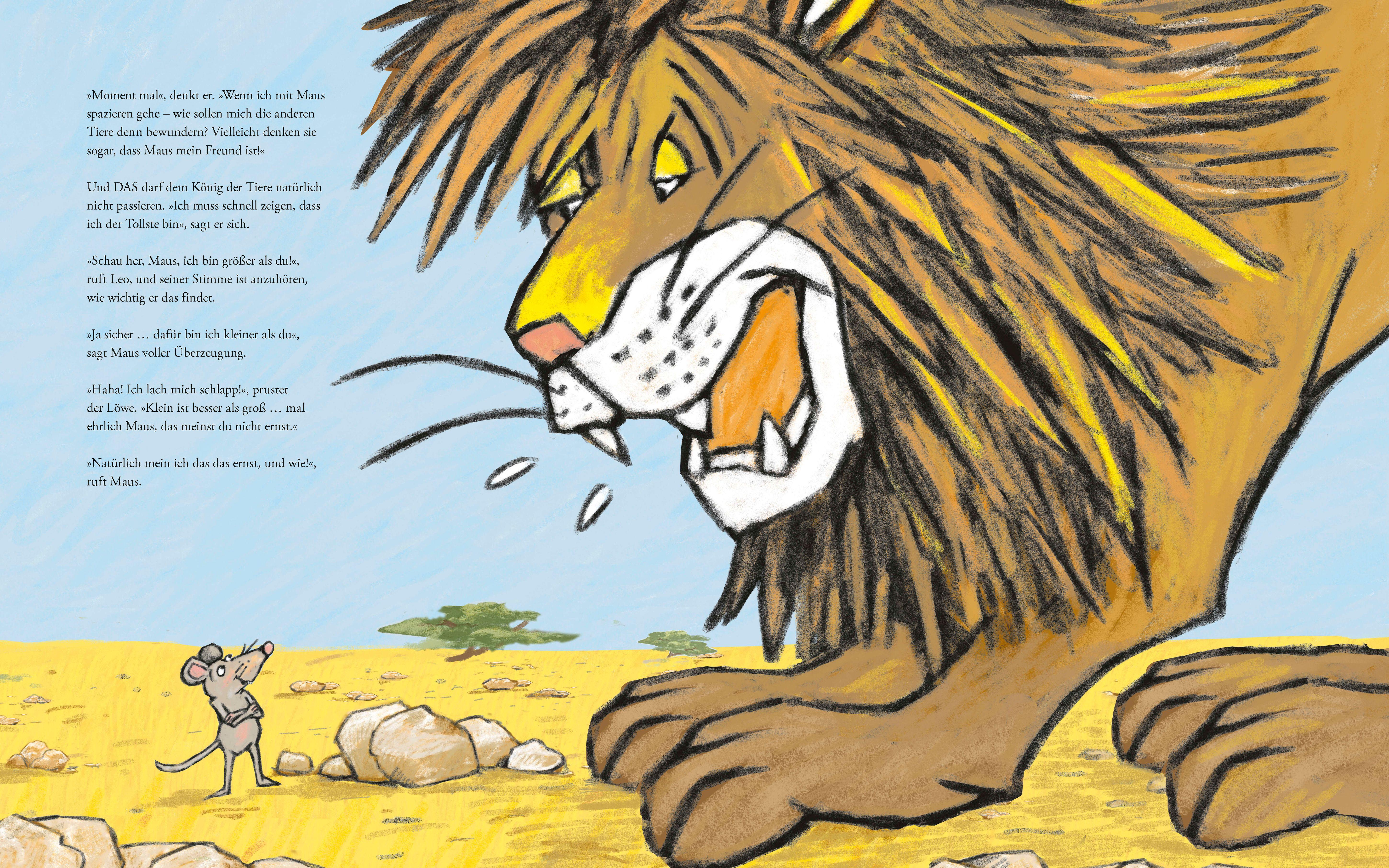 Beispielinhalt (Bild) "Klein ist fein", sagt die Maus