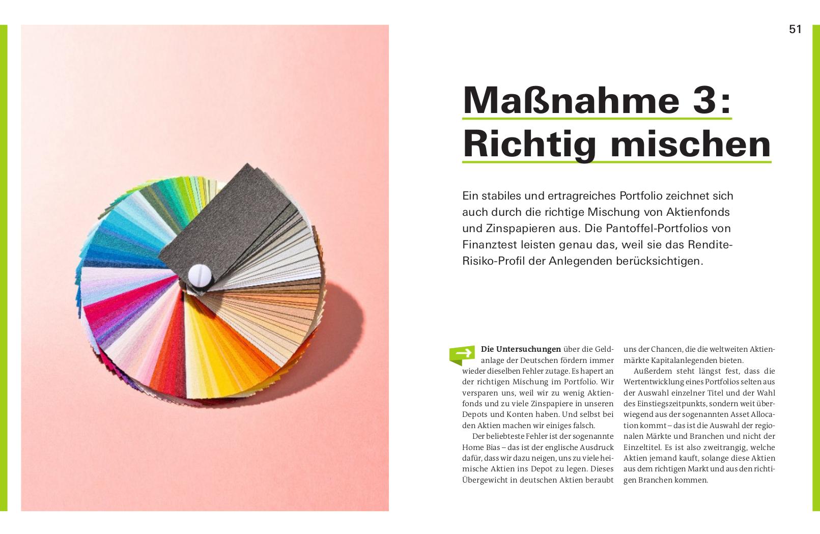 Beispielinhalt (Bild) Sicher durch die Inflation