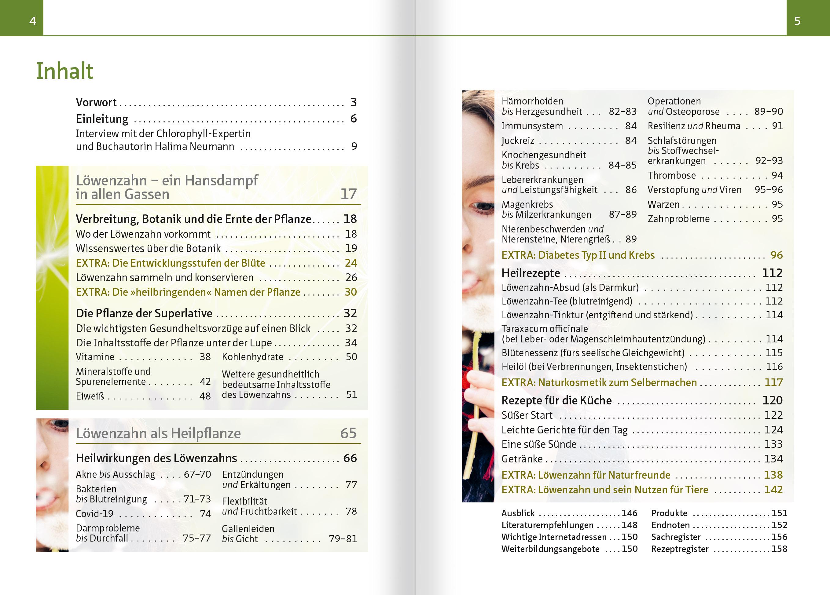Beispielinhalt (Bild) Löwenzahn - Wunderkraut für Resilienz und Lebenskraft. Kompakt-Ratgeber