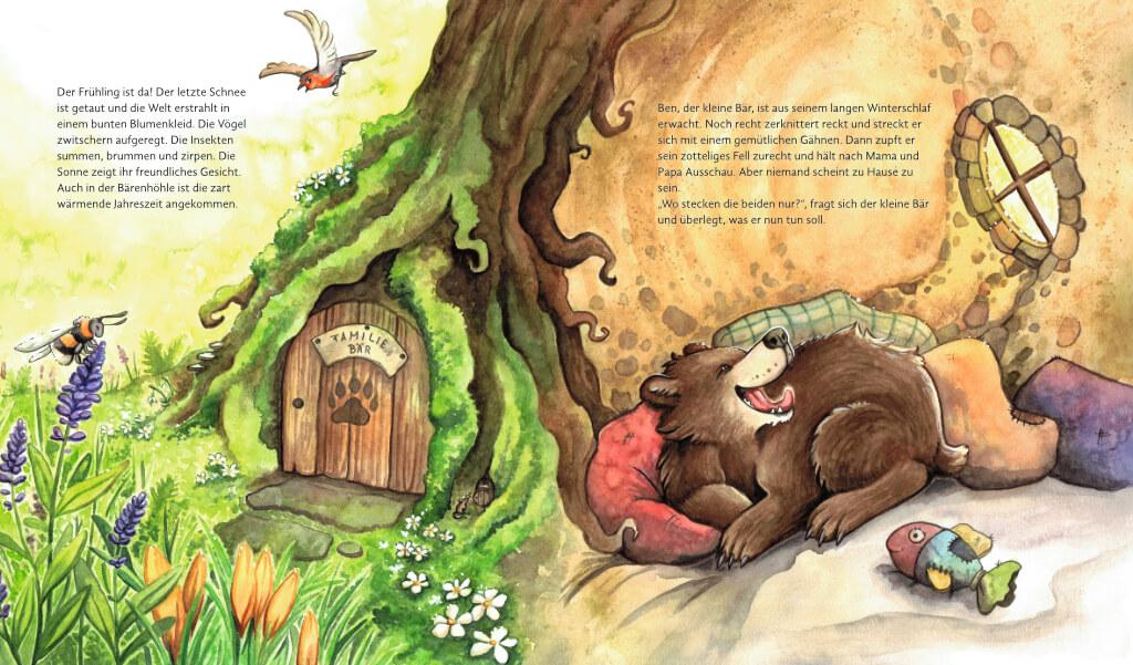 Beispielinhalt (Bild) Ben hat ein Gefühl im Bauch