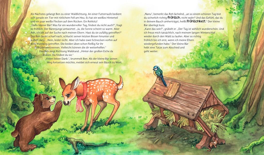 Beispielinhalt (Bild) Ben hat ein Gefühl im Bauch