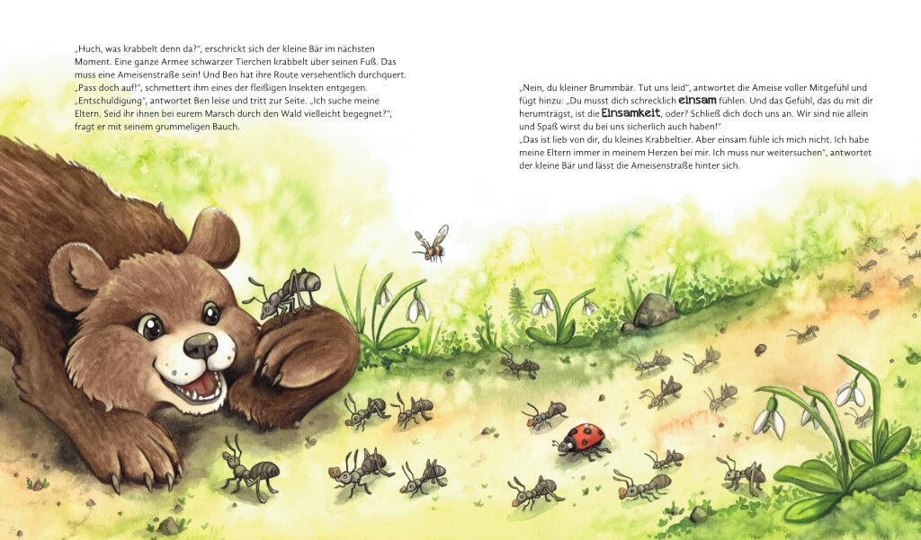 Beispielinhalt (Bild) Ben hat ein Gefühl im Bauch