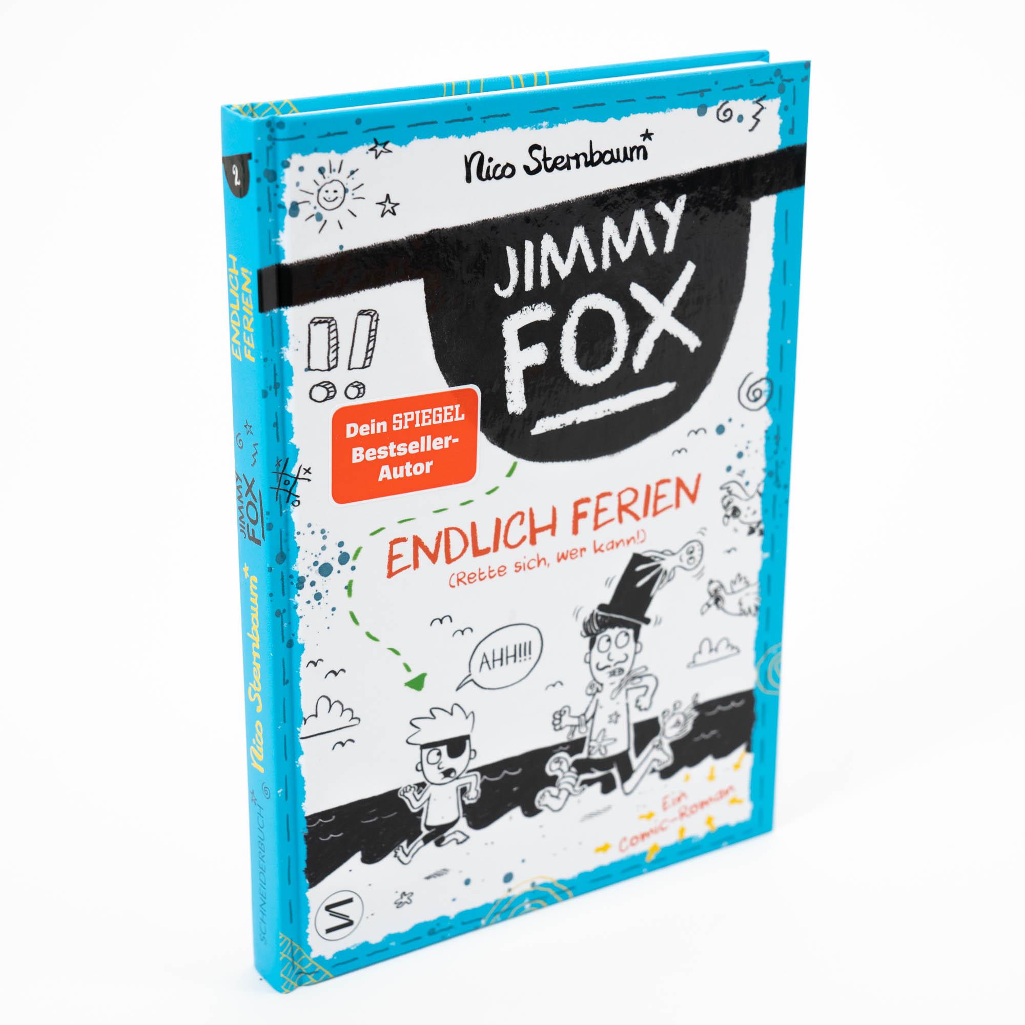 Beispielinhalt (Bild) Jimmy Fox. Endlich Ferien (Rette sich, wer kann!)
