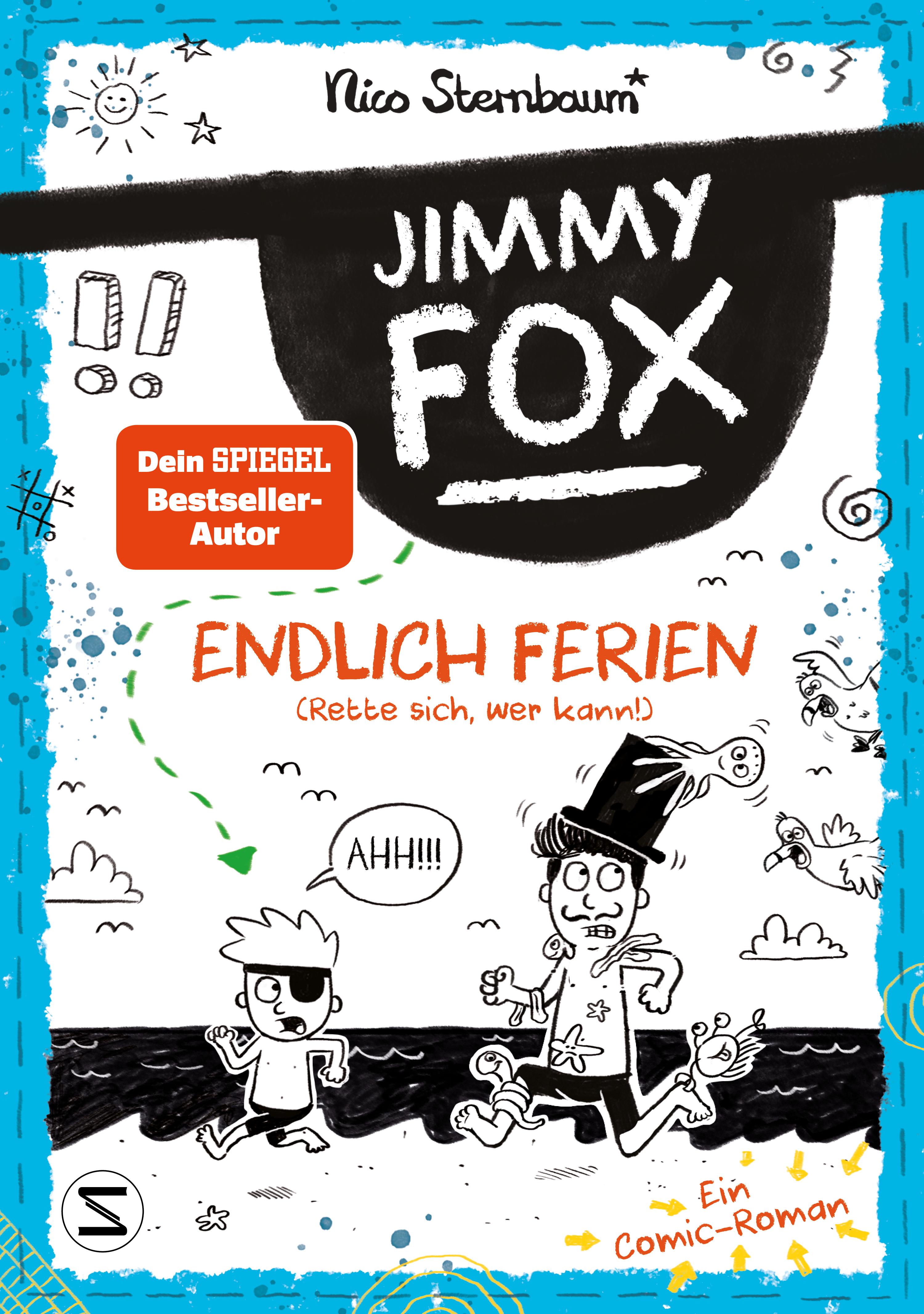 Vorderes Coverbild Jimmy Fox. Endlich Ferien (Rette sich, wer kann!)