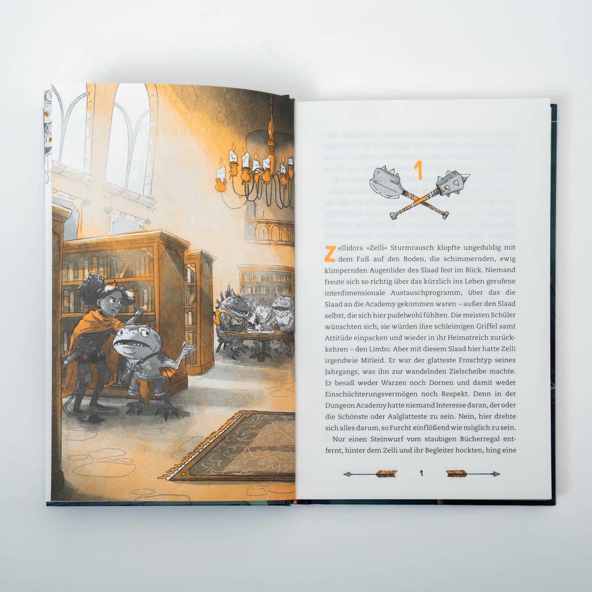 Beispielinhalt (Bild) Dungeons & Dragons. Dungeon Academy - Allein unter Monstern