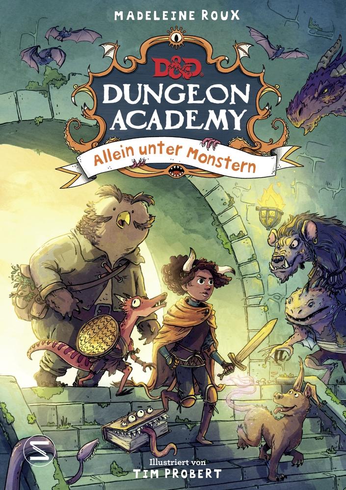 Vorderes Coverbild Dungeons & Dragons. Dungeon Academy - Allein unter Monstern