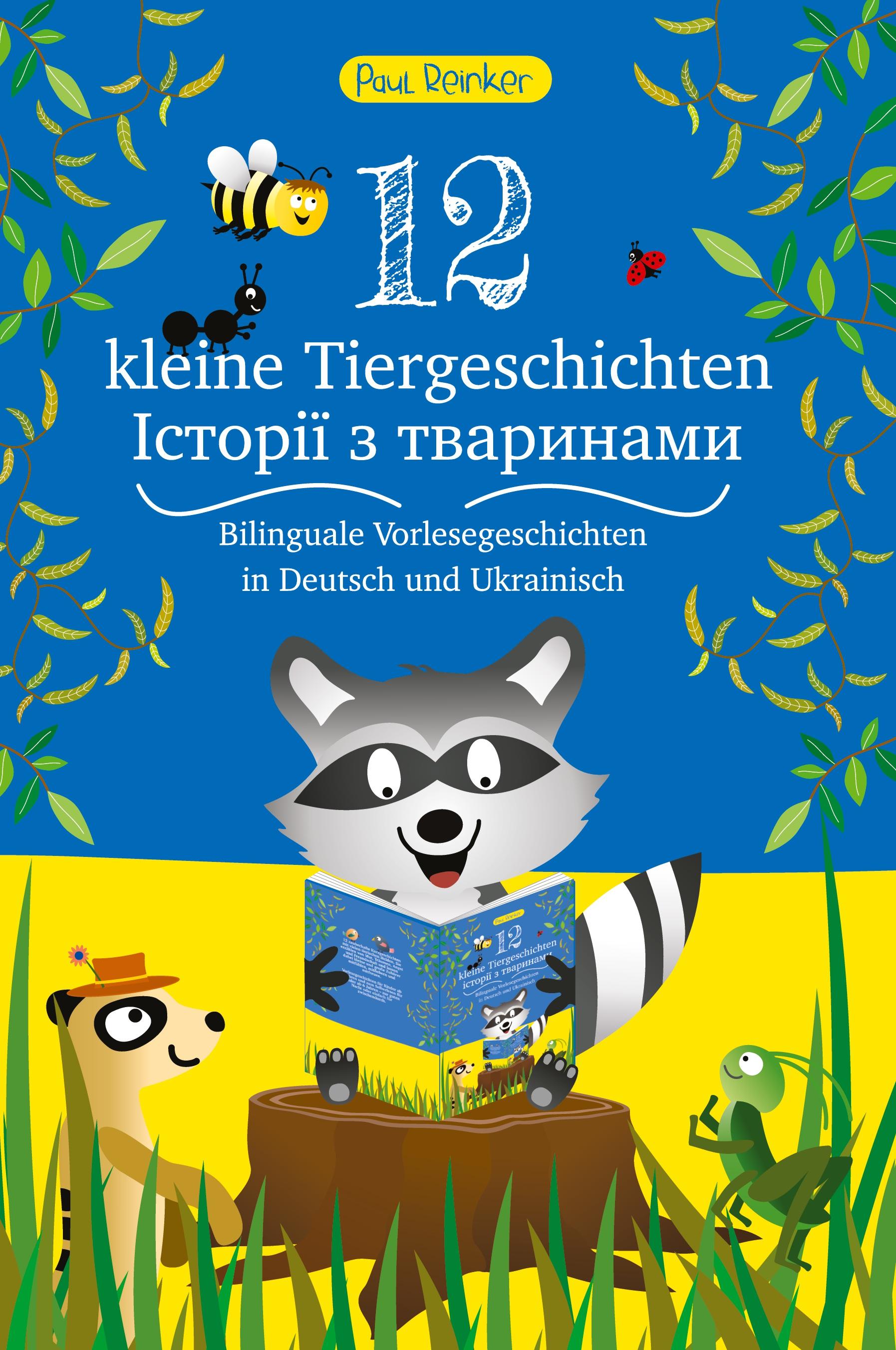 Vorderes Coverbild 12 kleine Tiergeschichten (Zweisprachig)