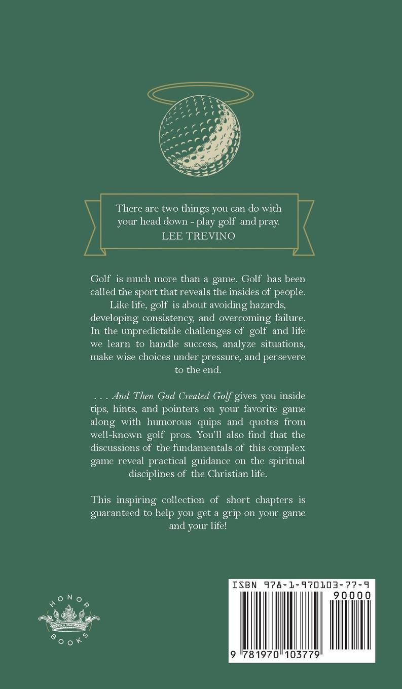 Rückseitencover . . . And Then God Created Golf