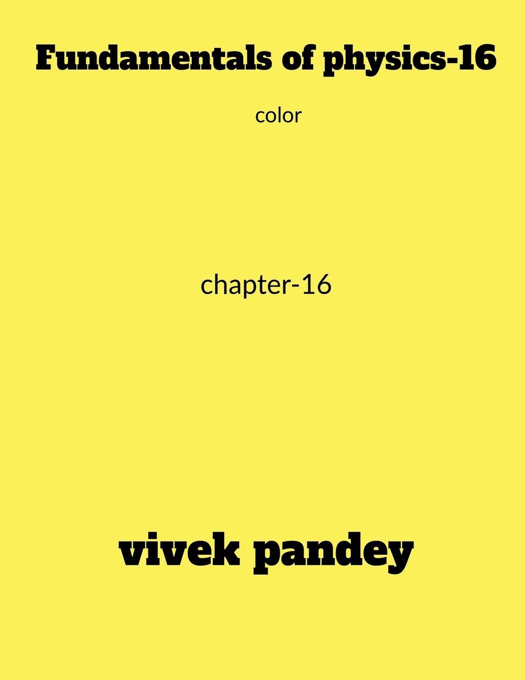 Vorderes Coverbild Fundamentals of physics -16 color