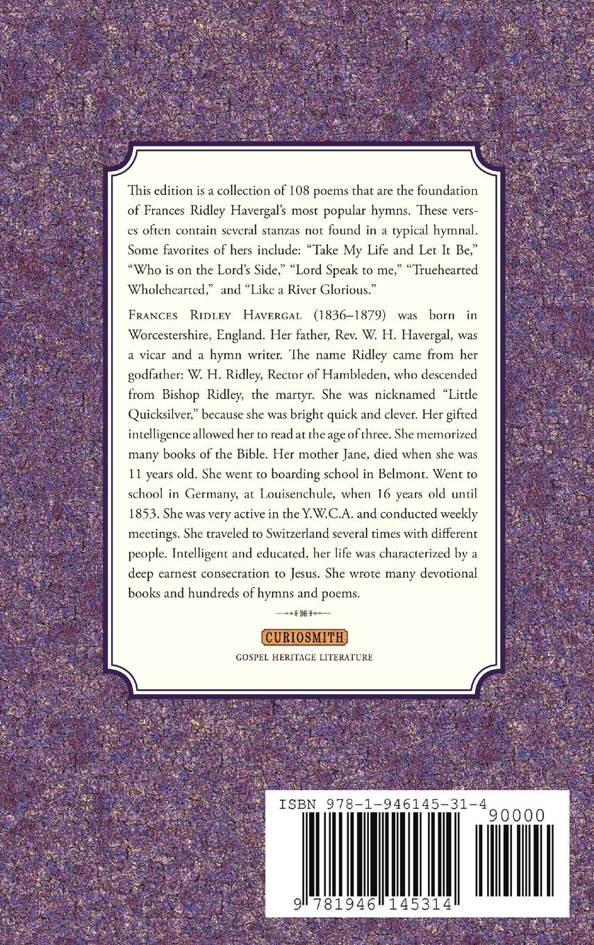 Rückseitencover The Hymns of Frances Ridley Havergal