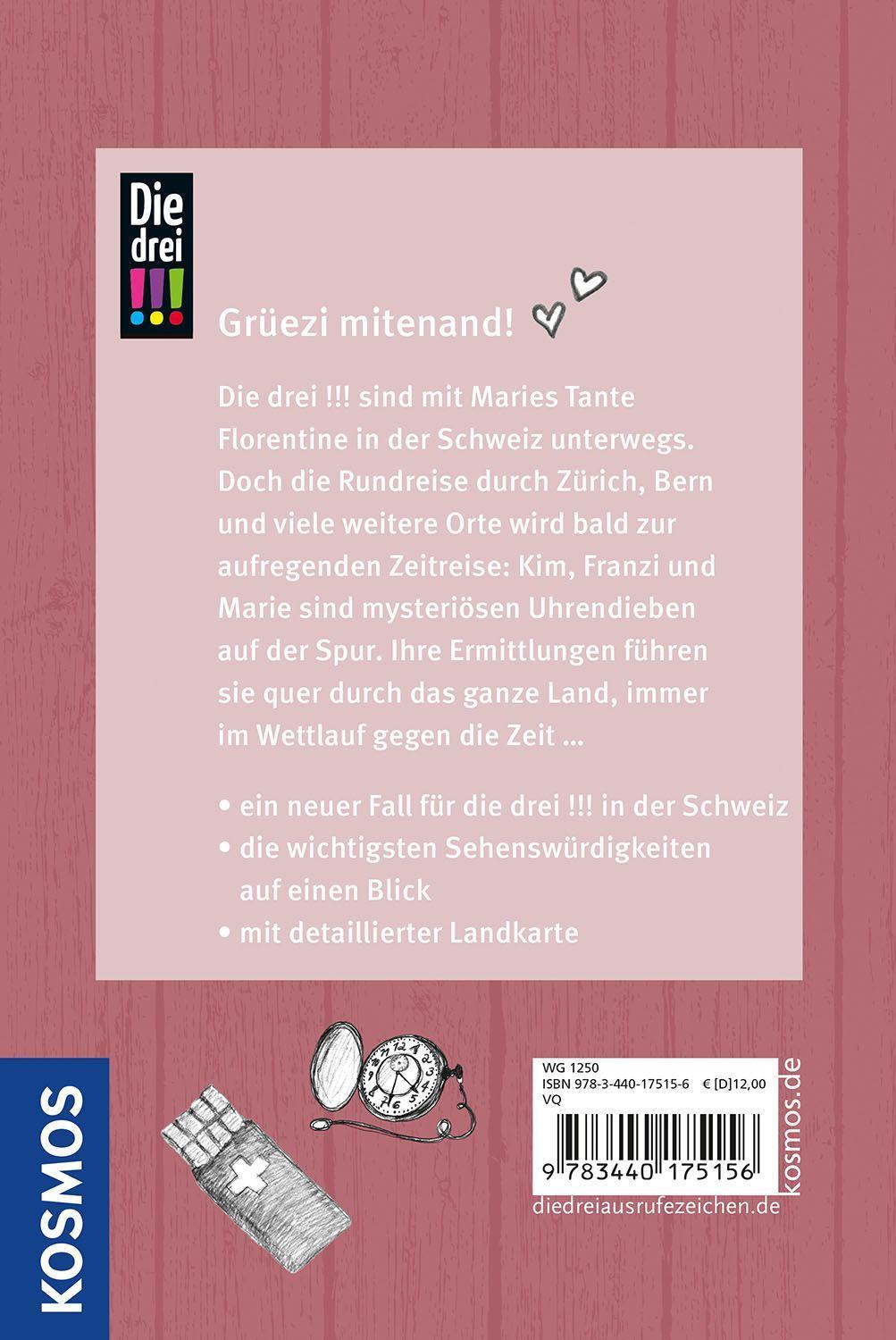 Beispielinhalt (Bild) Die drei !!!, Zürich, Zückerli und ganz viel Schweiz