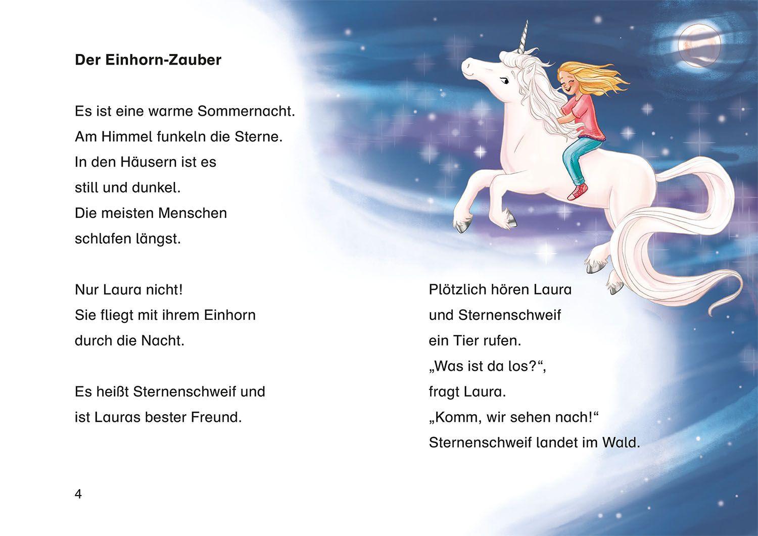 Beispielinhalt (Bild) Sternenschweif, Bücherhelden 1. Klasse, Das Glückspferd
