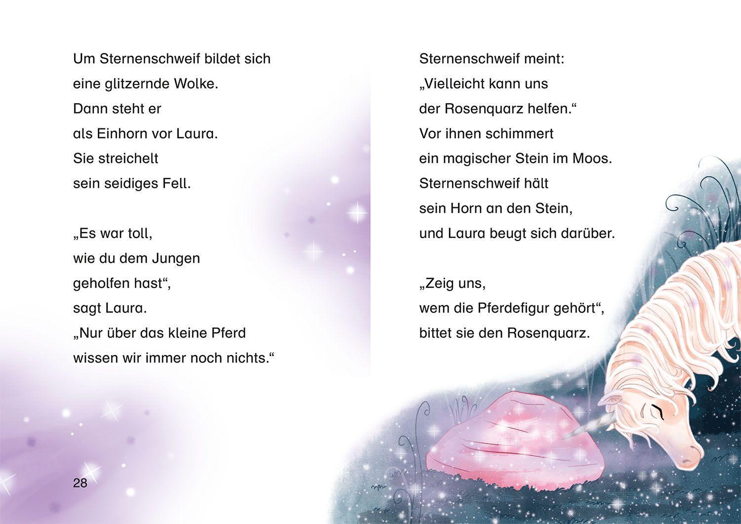 Beispielinhalt (Bild) Sternenschweif, Bücherhelden 1. Klasse, Das Glückspferd