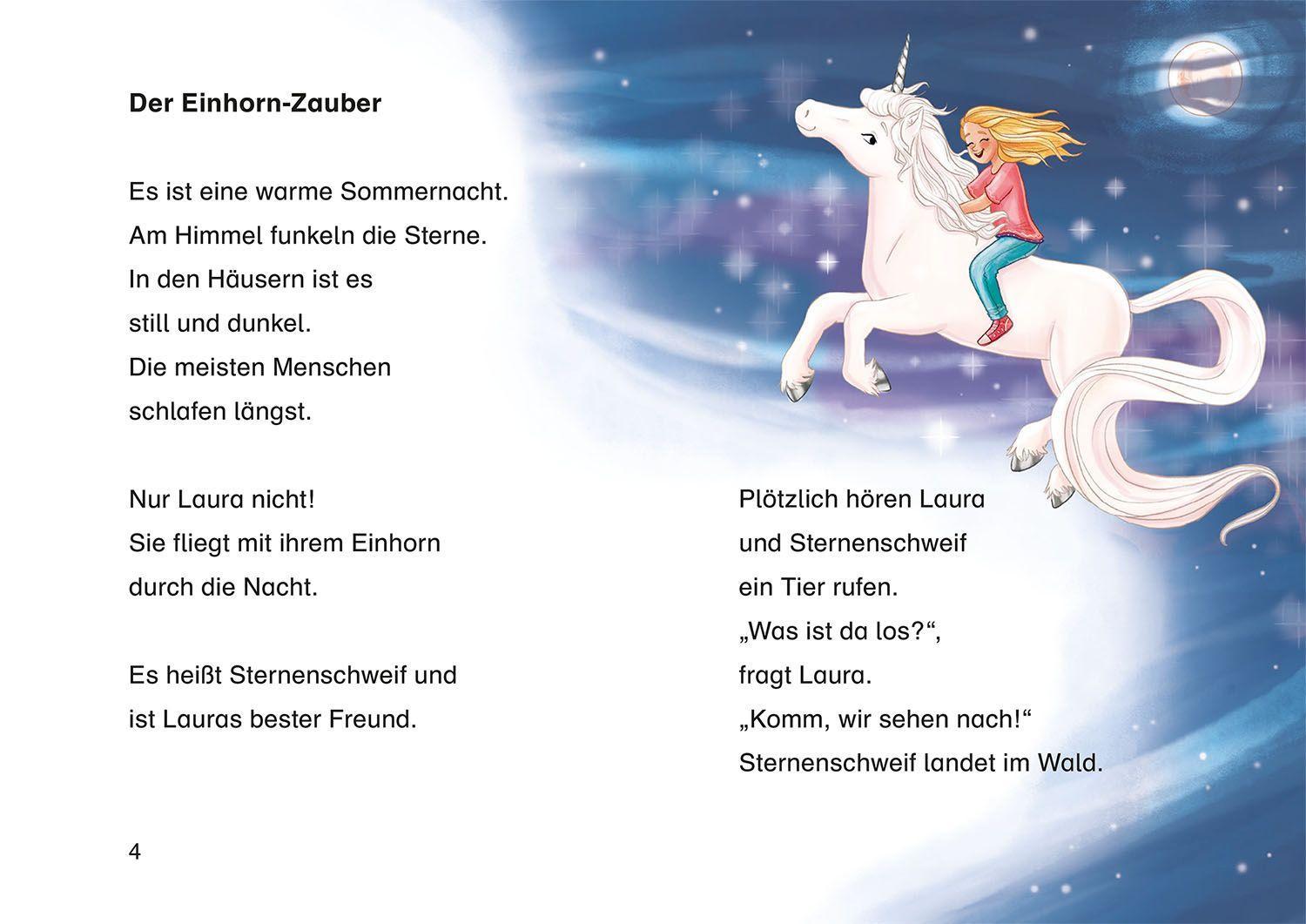 Beispielinhalt (Bild) Sternenschweif, Bücherhelden 1. Klasse, Das Glückspferd