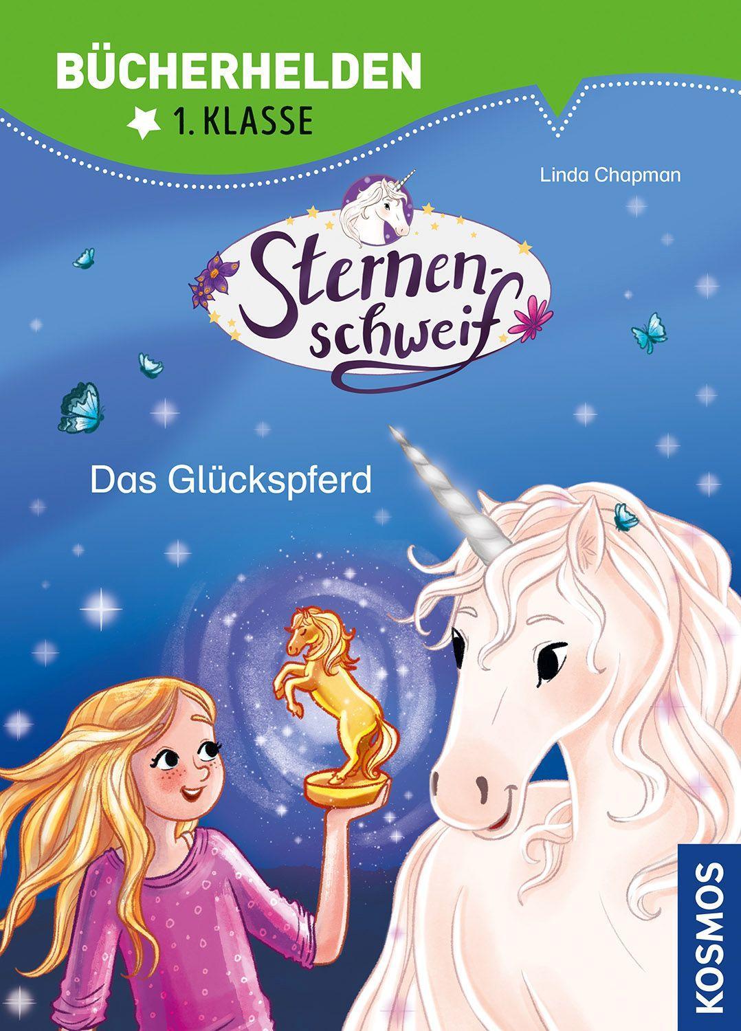 Vorderes Coverbild Sternenschweif, Bücherhelden 1. Klasse, Das Glückspferd