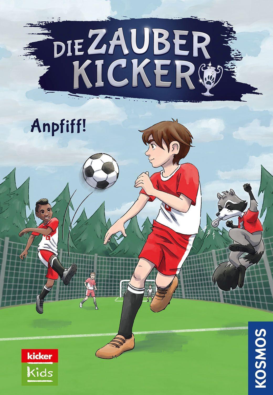 Vorderes Coverbild Die Zauberkicker, 1, Anpfiff!