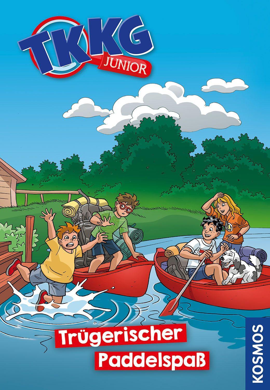Vorderes Coverbild TKKG Junior, 18, Trügerischer Paddelspaß