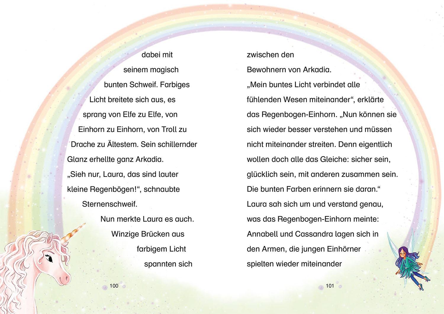 Beispielinhalt (Bild) Sternenschweif, 75, Das Regenbogen-Einhorn