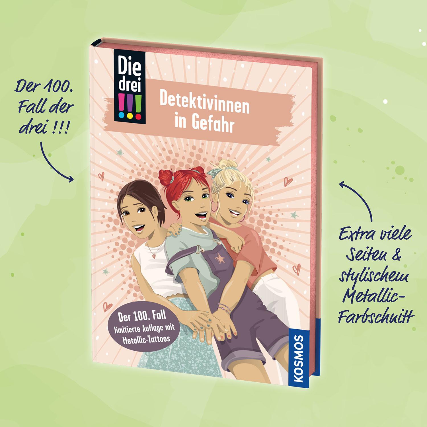 Beispielinhalt (Bild) Die drei !!!, 100, Detektivinnen in Gefahr