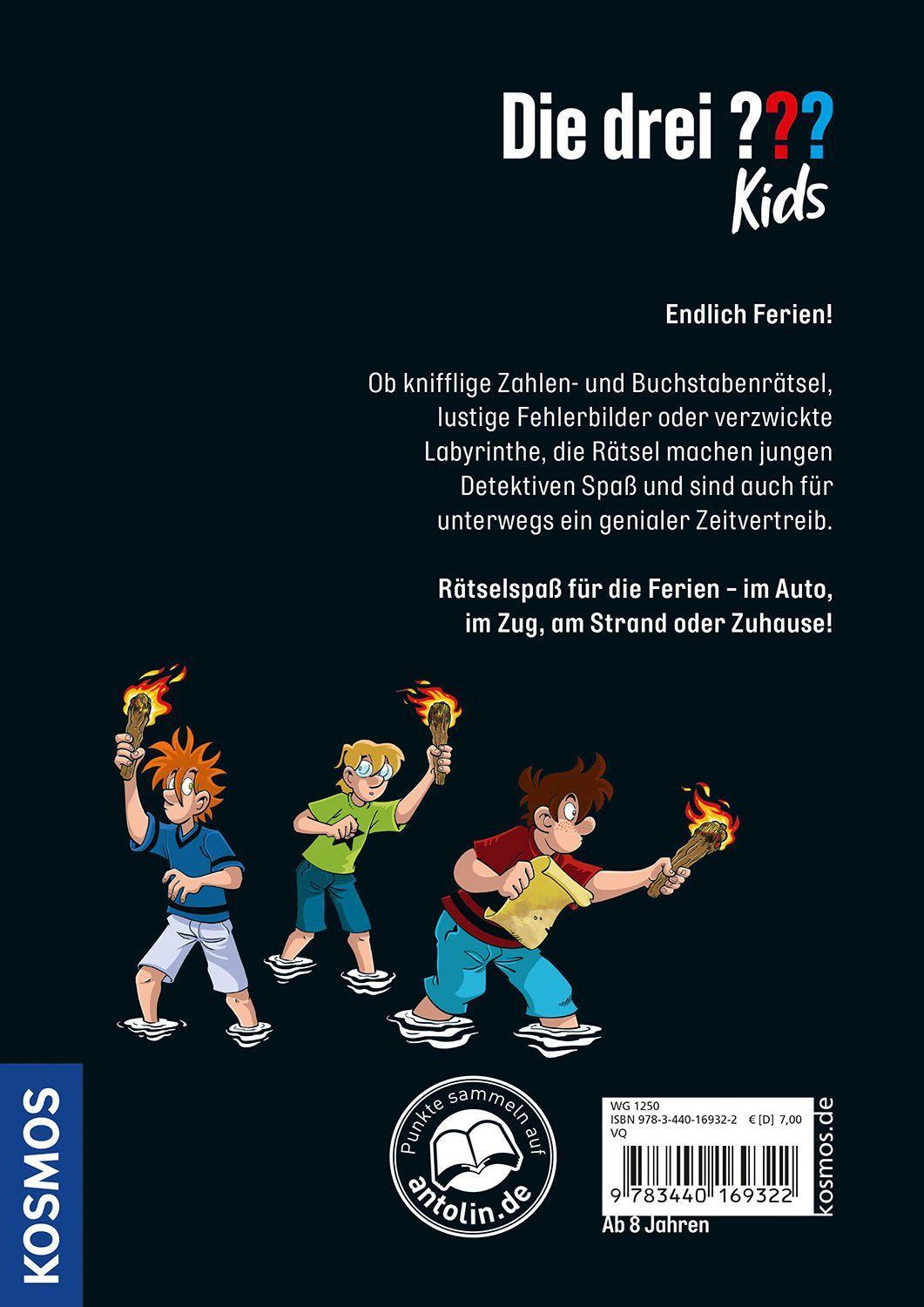 Beispielinhalt (Bild) Die drei ??? Kids Ferienrätselbuch