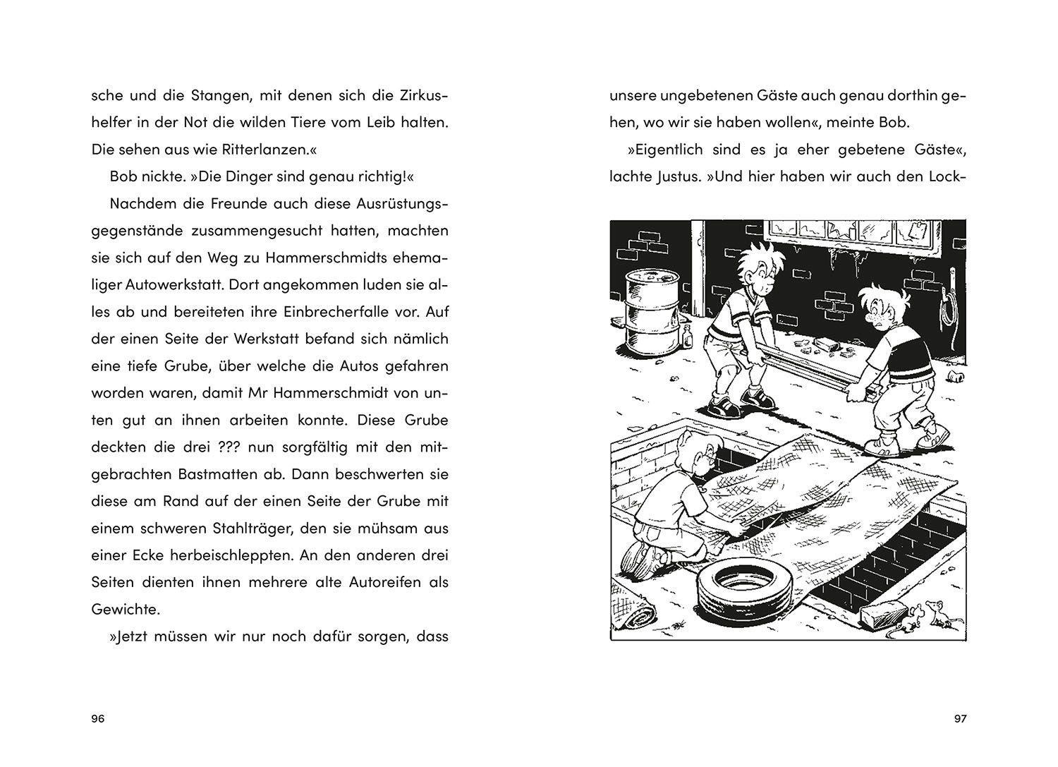 Beispielinhalt (Bild) Die drei ??? Kids, 95, Geheime Zeichen
