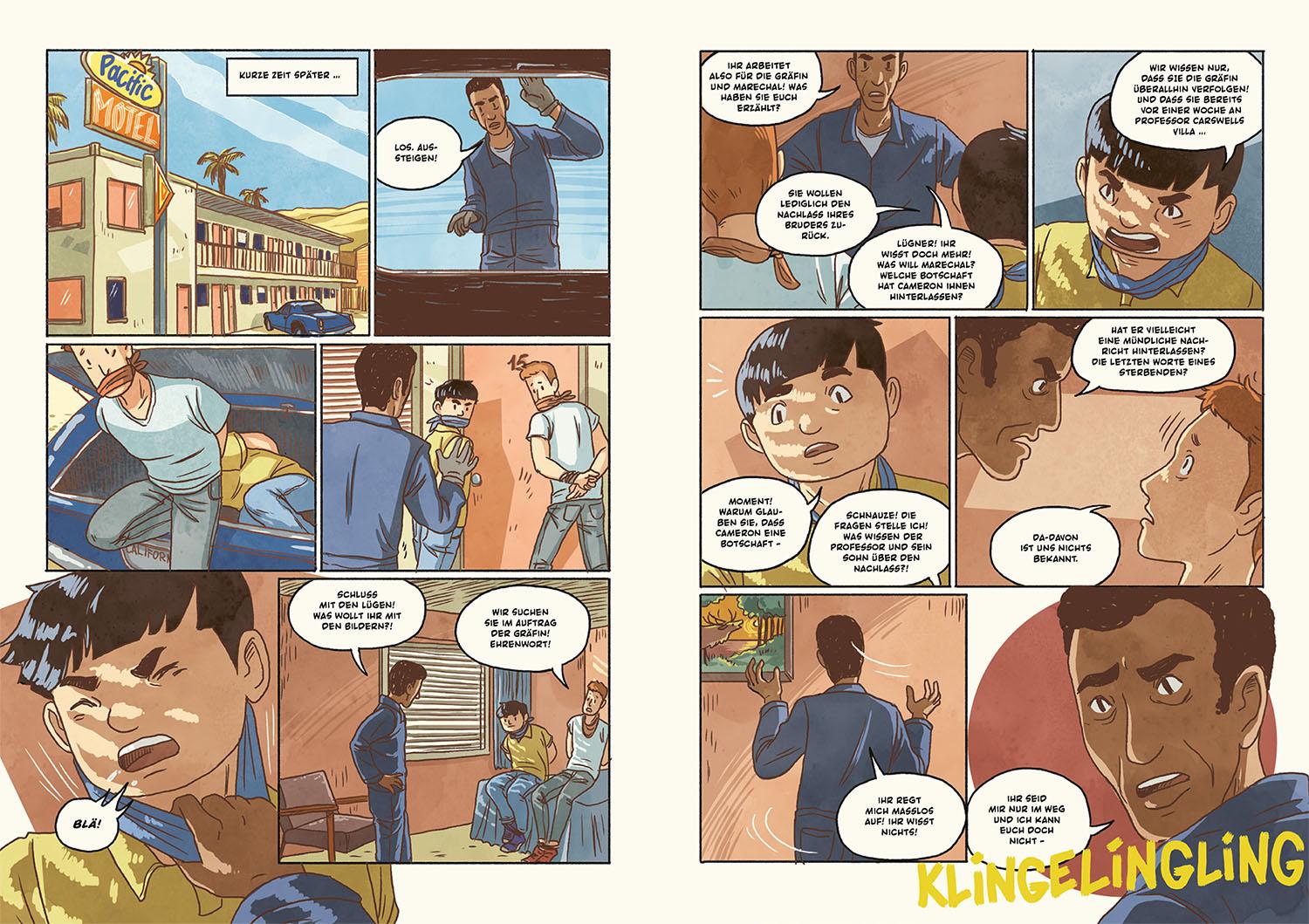 Beispielinhalt (Bild) Die drei ??? und die rätselhaften Bilder