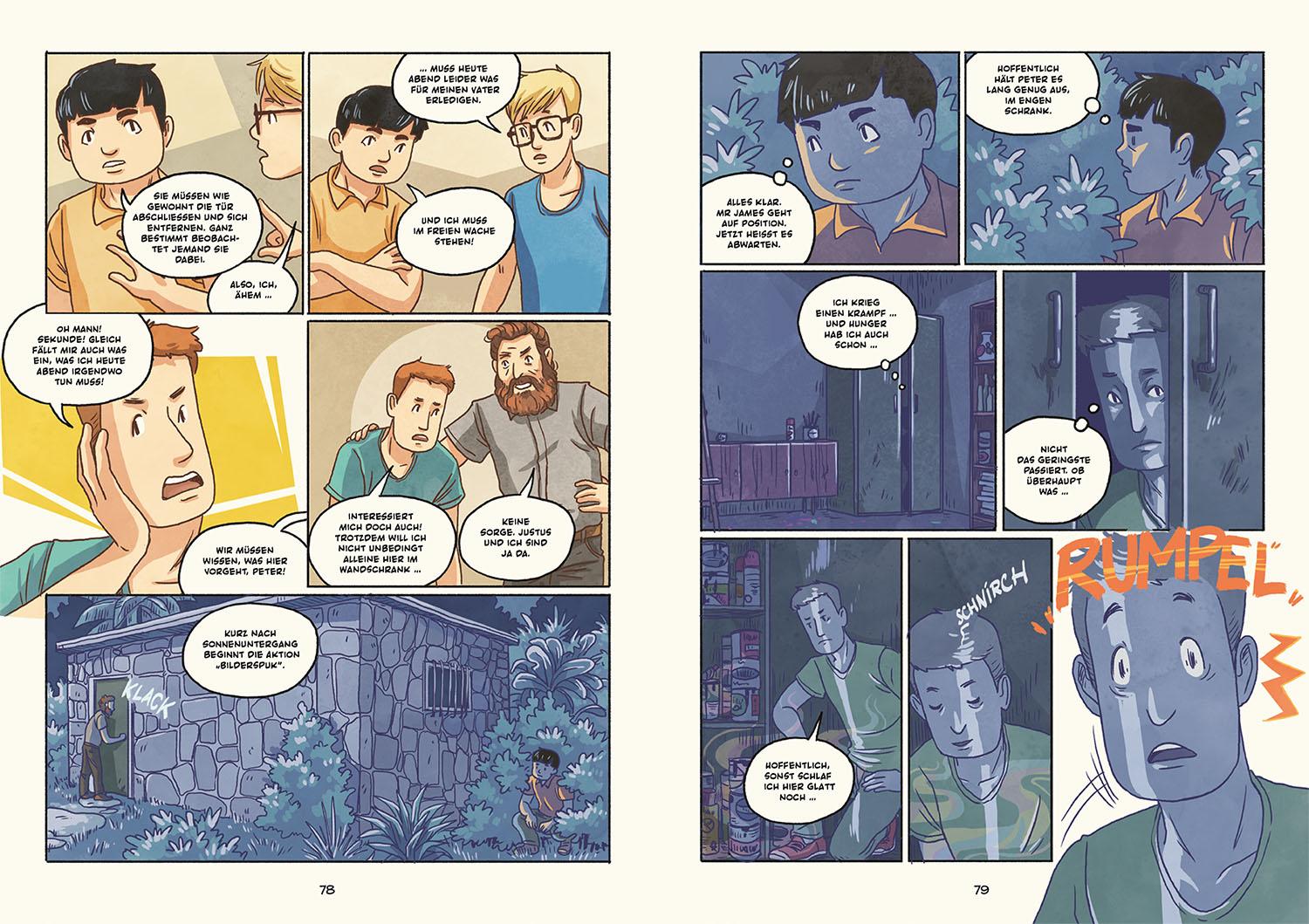 Beispielinhalt (Bild) Die drei ??? und die rätselhaften Bilder