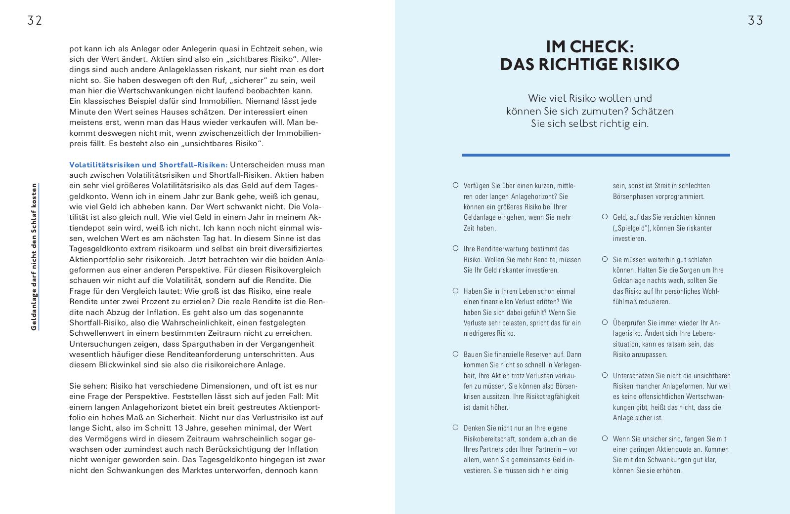 Beispielinhalt (Bild) Goldene Regeln für die Börse