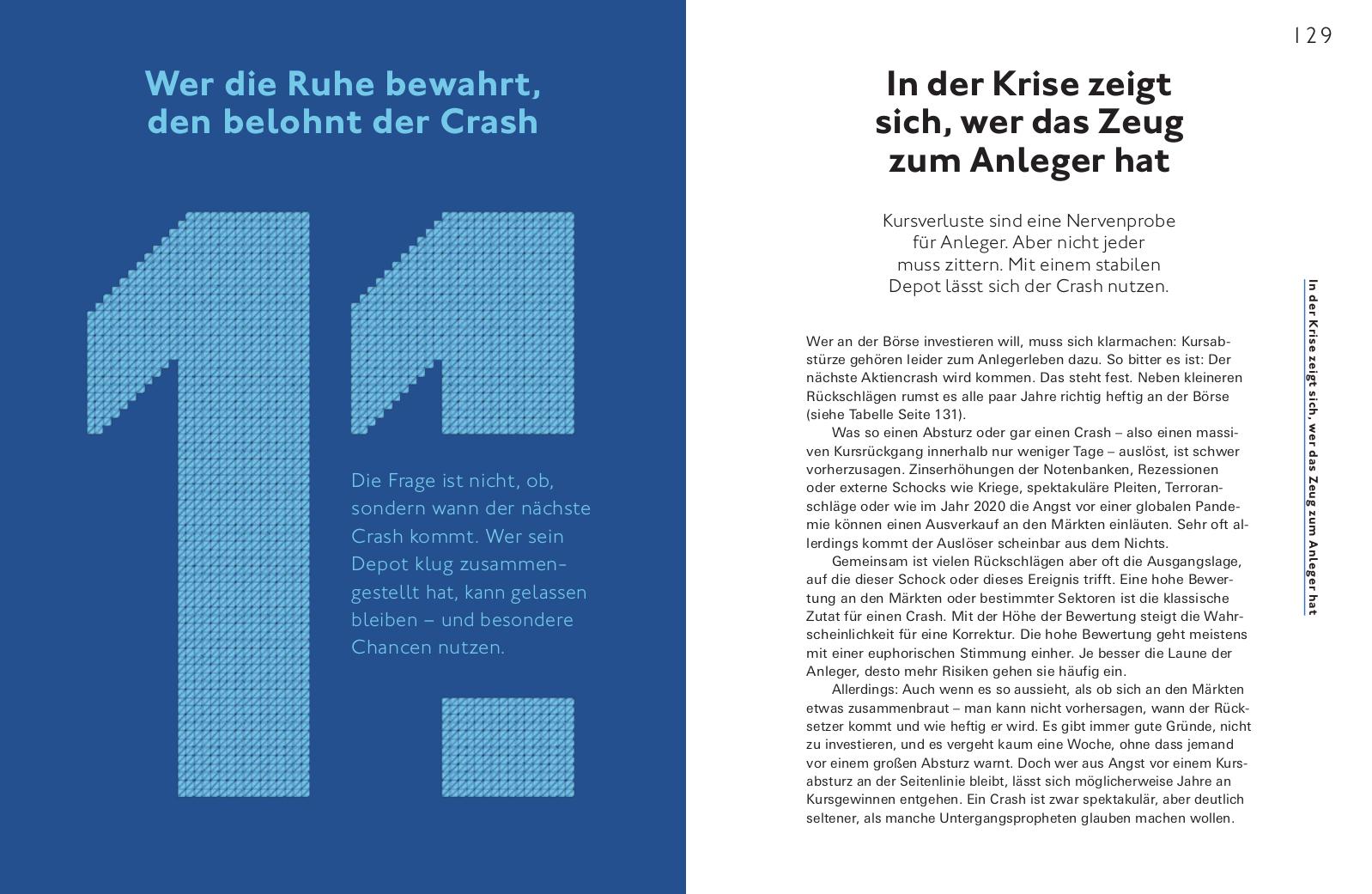Beispielinhalt (Bild) Goldene Regeln für die Börse