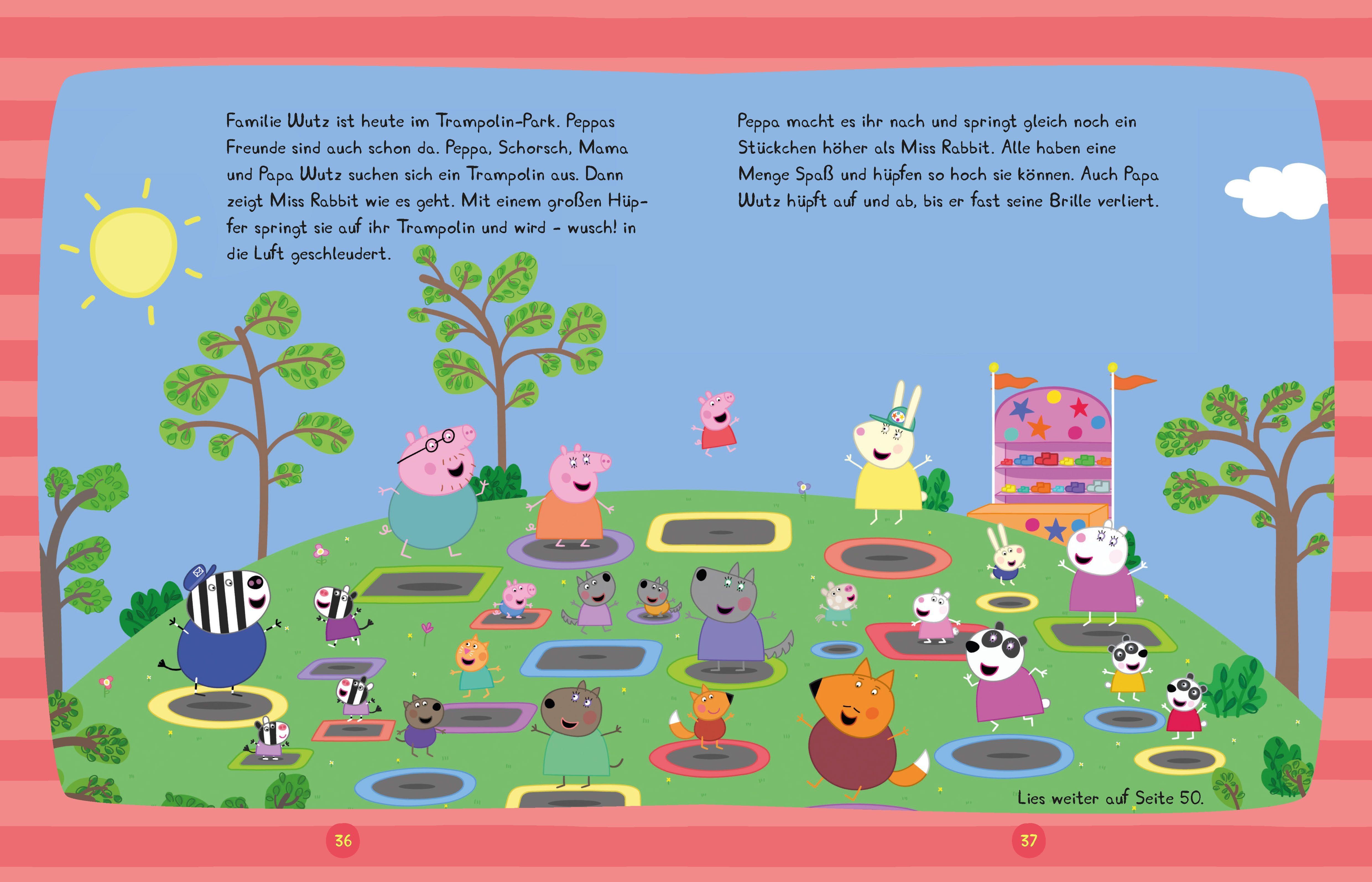 Beispielinhalt (Bild) Peppa Pig . Mein großes Spaß- und Rätselbuch